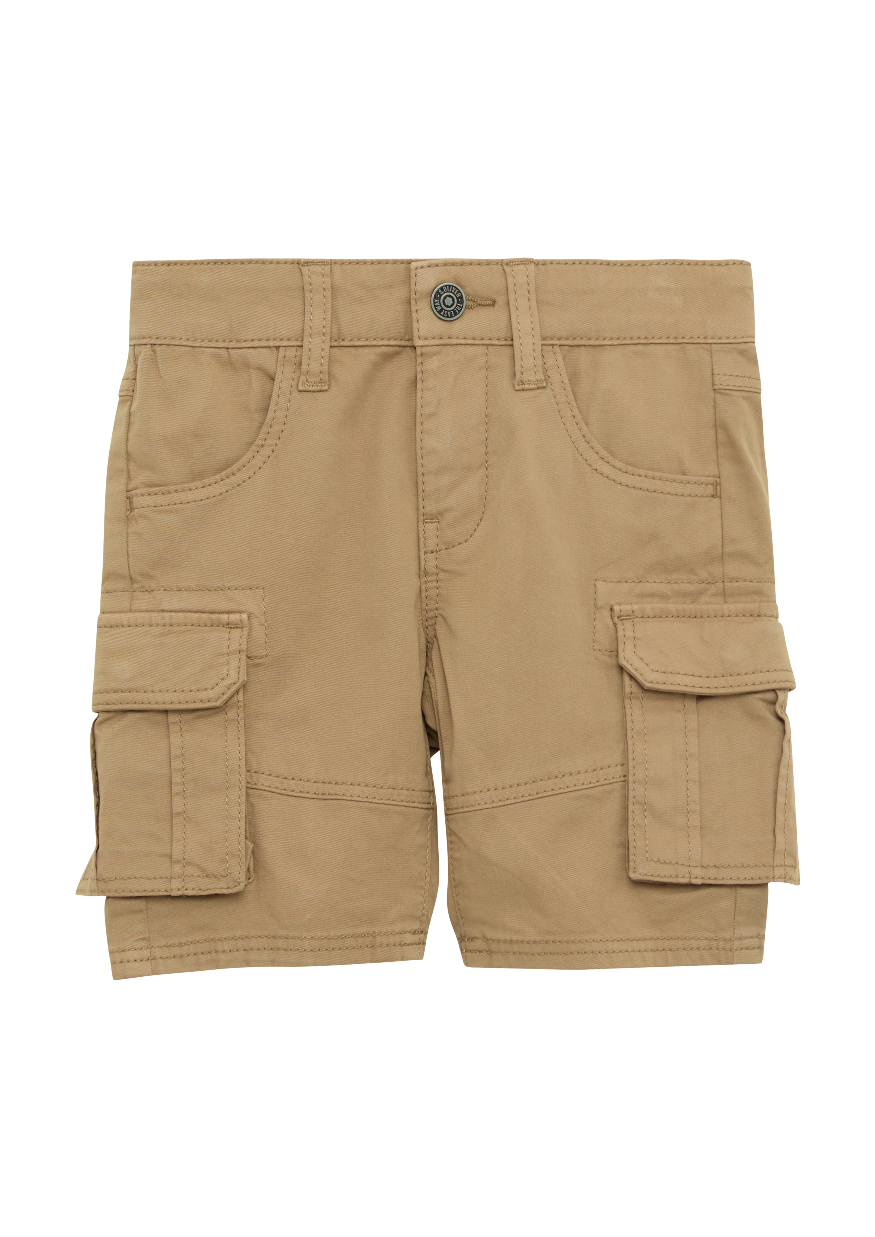 s.Oliver - Bermuda Brad / Slim Fit / Mid Rise / Slim Leg / Cargo-Taschen, Kinder, braun