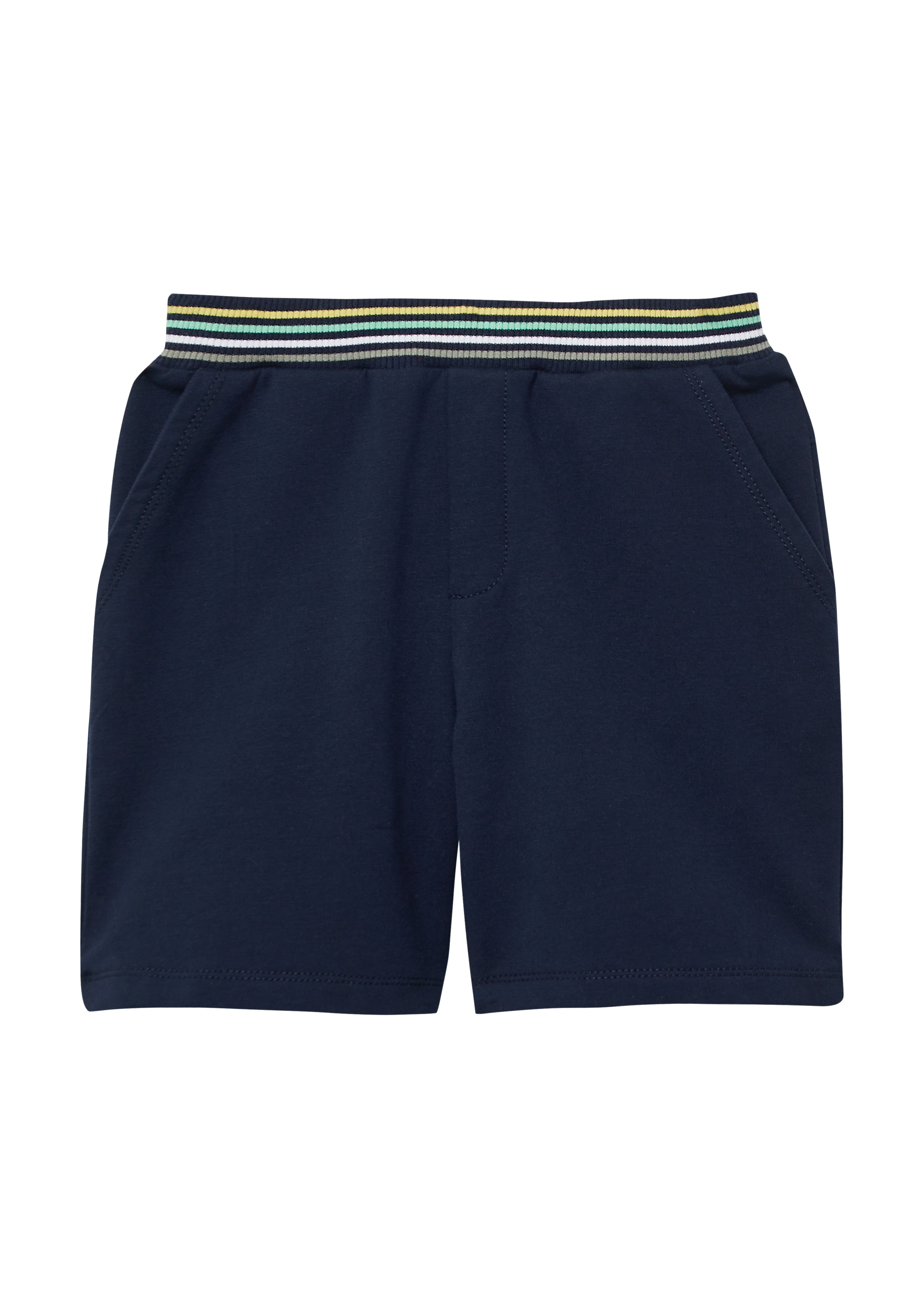 Thumbnail - s.Oliver - Sweat-Bermuda mit Wide Leg und Kontrastdetails, Kinder, blau
