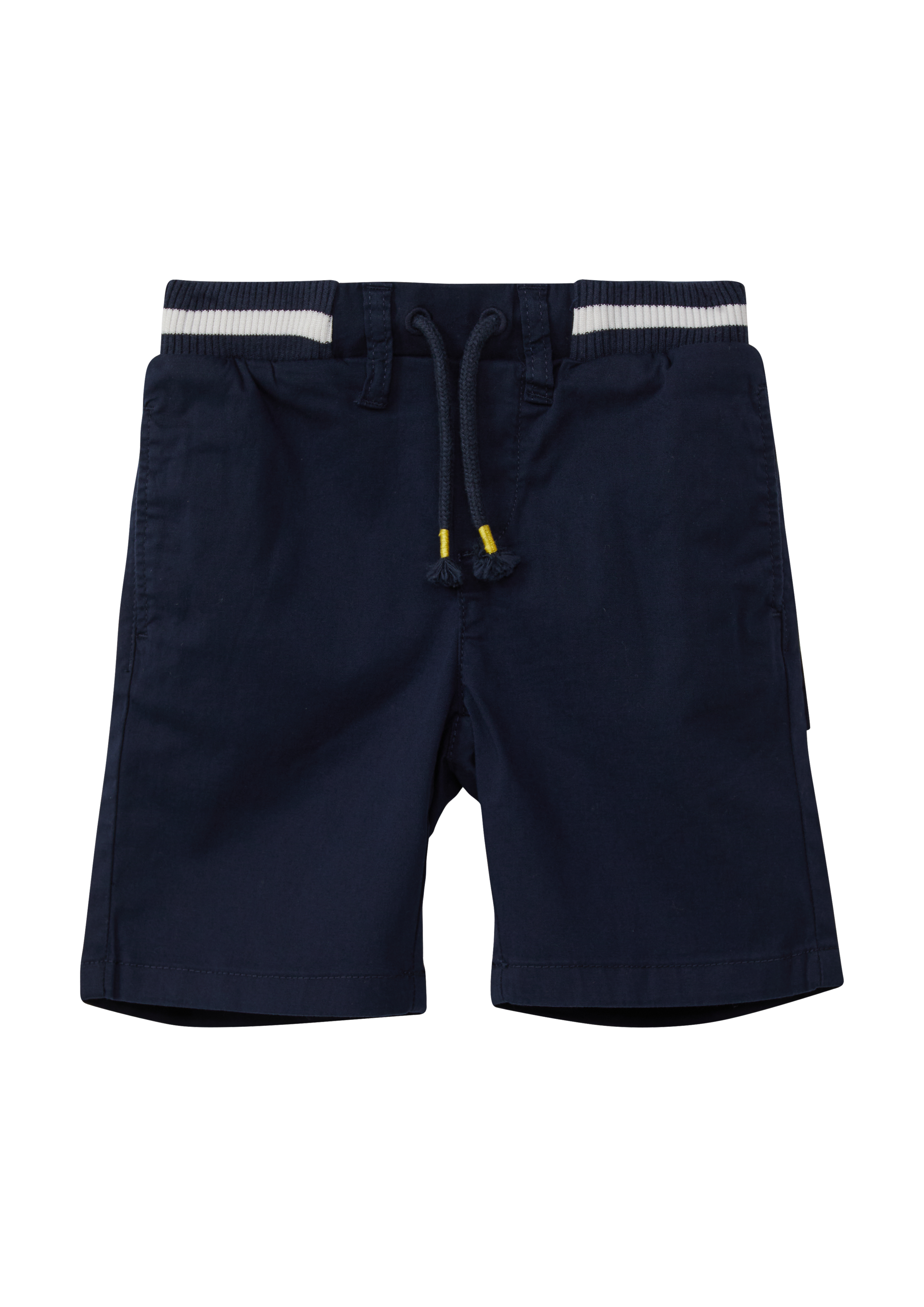 s.Oliver - Bermuda aus Baumwollstretch mit Rippbund, Kinder, blau
