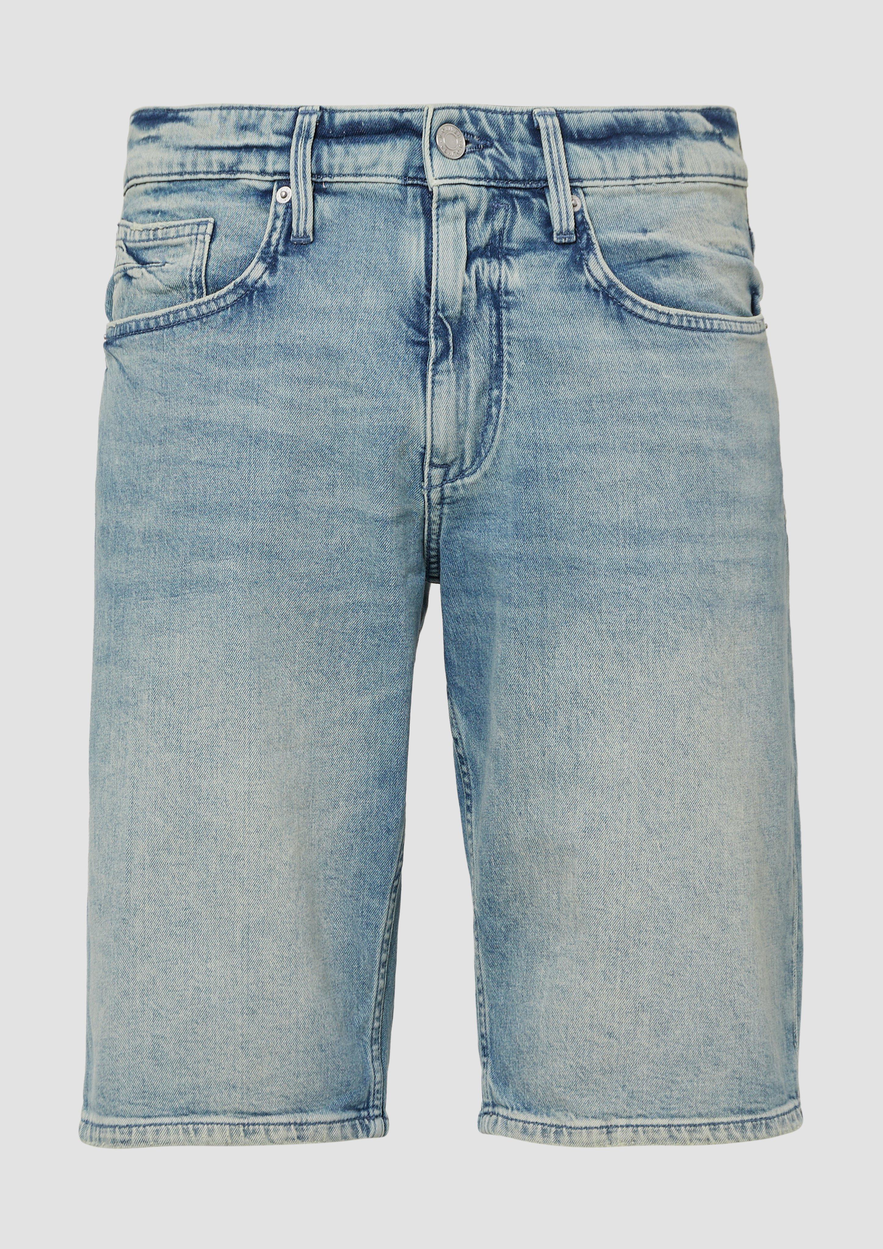 s.Oliver - Bermuda-Jeans / Regular Fit / Mid Rise, Herren, blau
