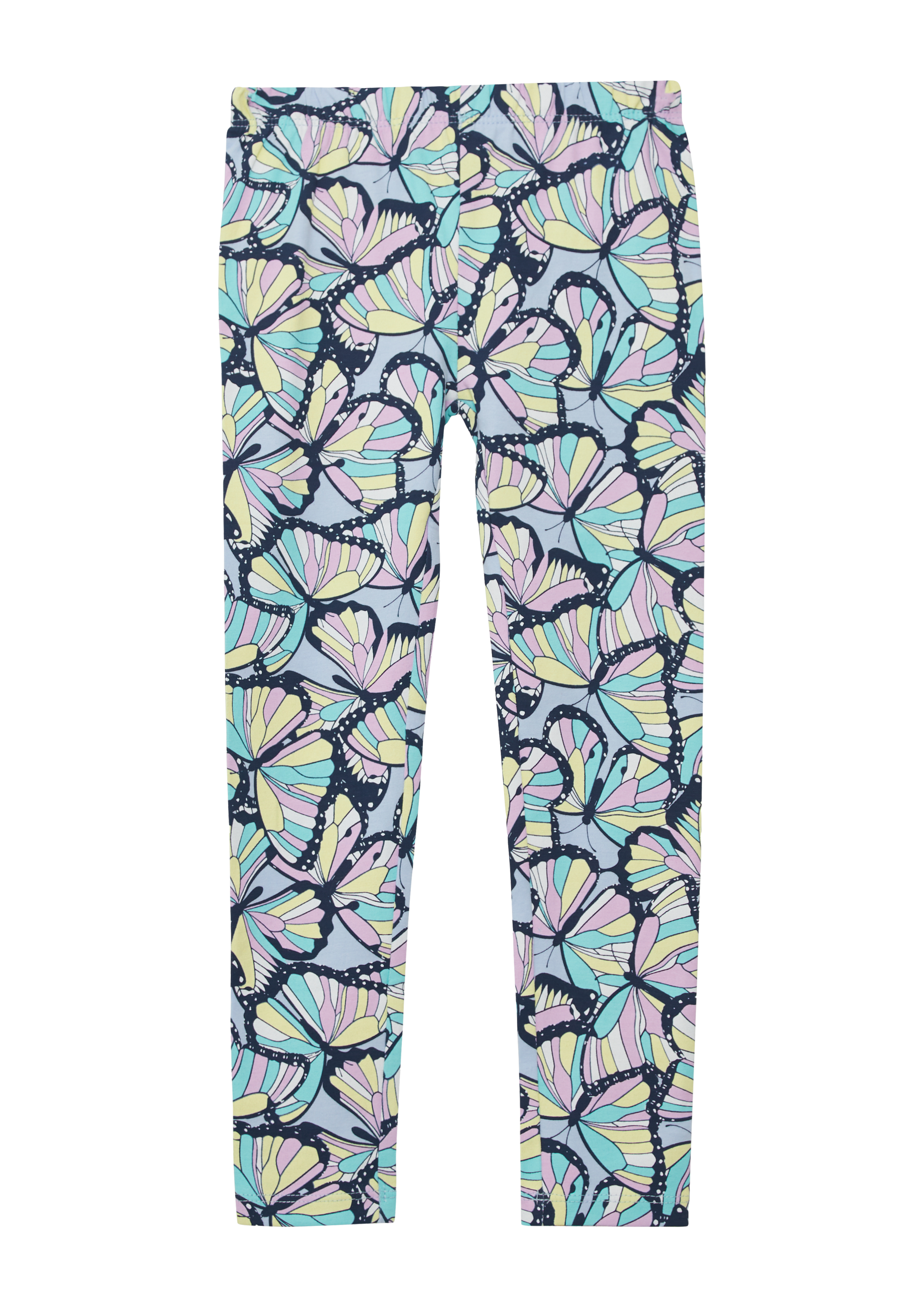 s.Oliver - Leggings mit All-over-Print, Kinder, blau