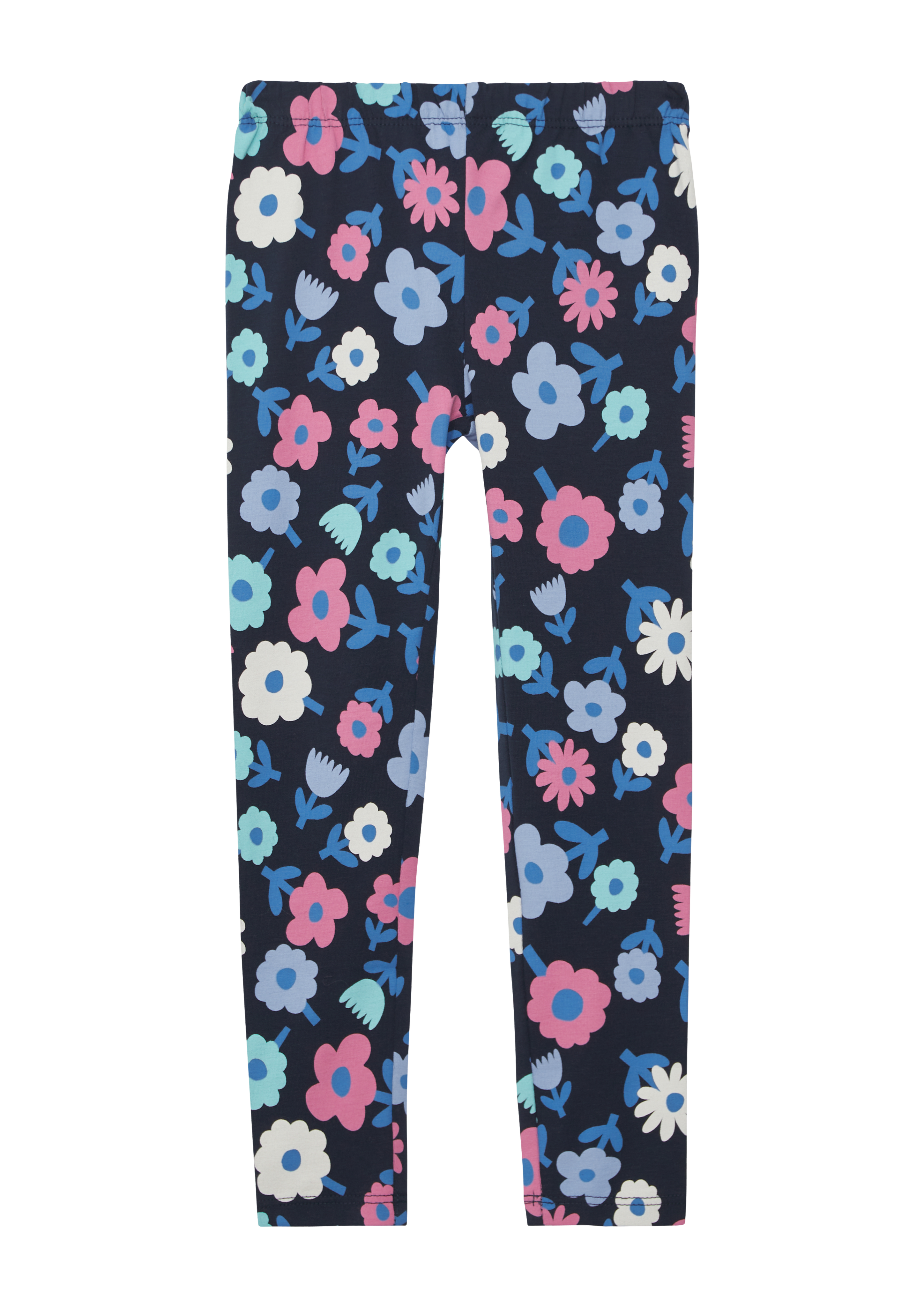 s.Oliver - Leggings mit All-over-Print, Kinder, blau