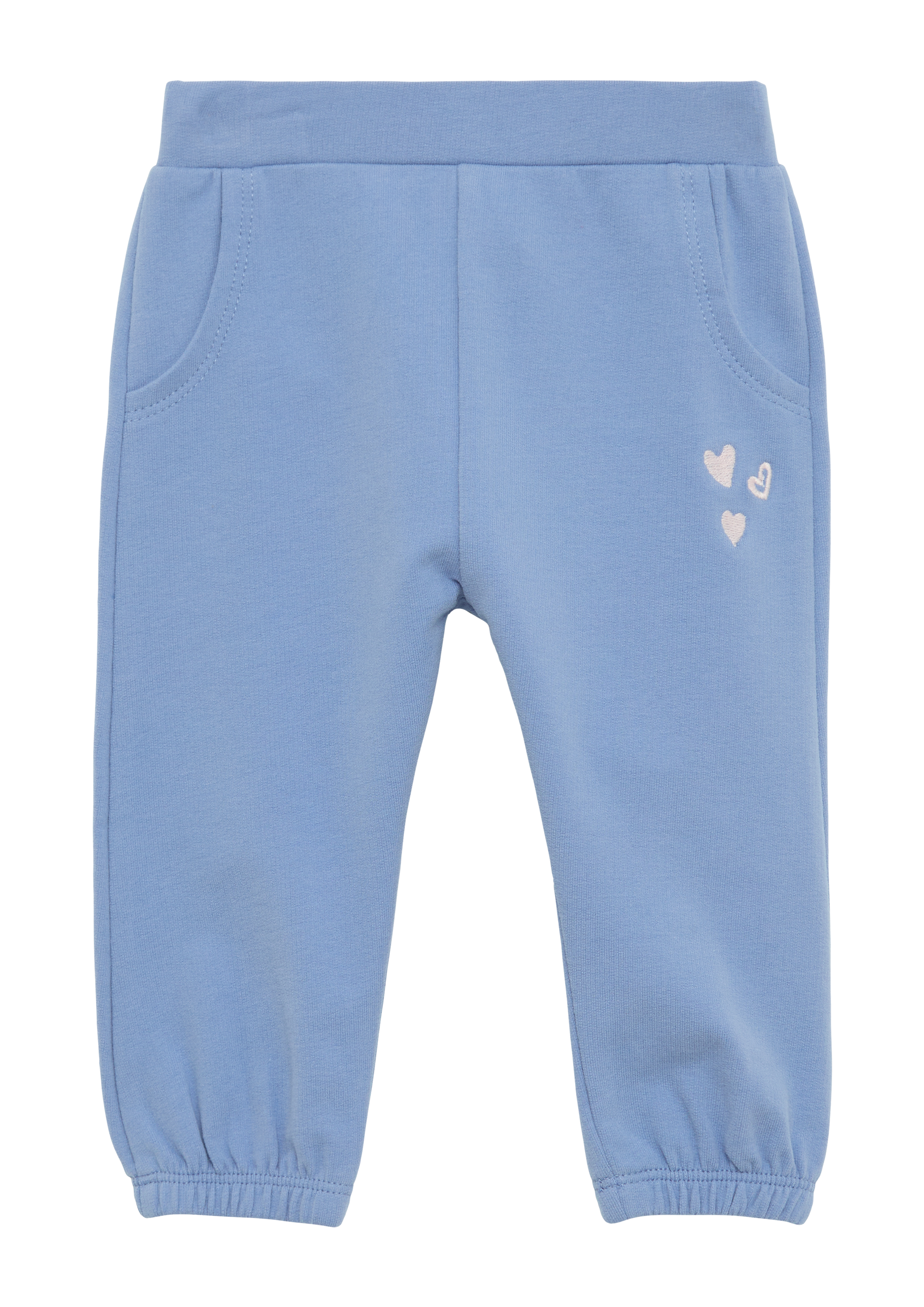 s.Oliver - Jogpants mit Elastikbund und Stickerei, Babys, blau
