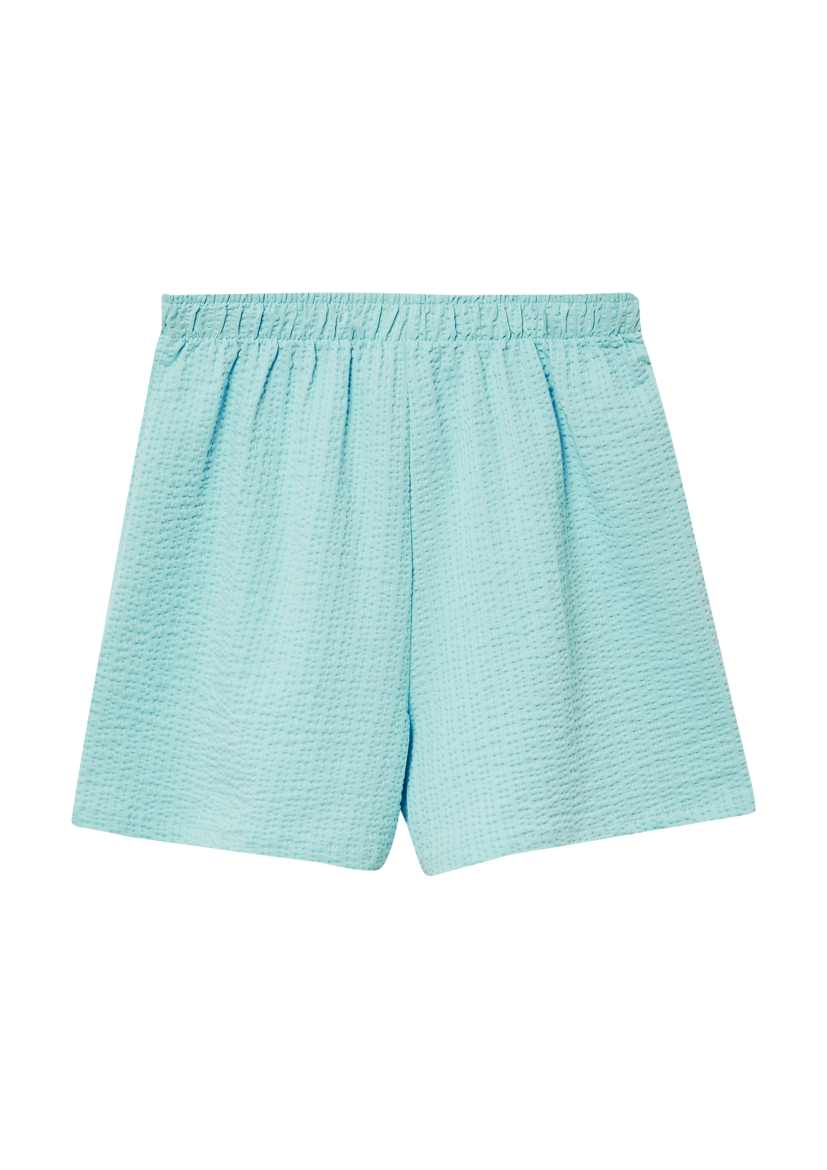 s.Oliver - Strukturierte Shorts mit hohem Bund, Mädchen, türkis