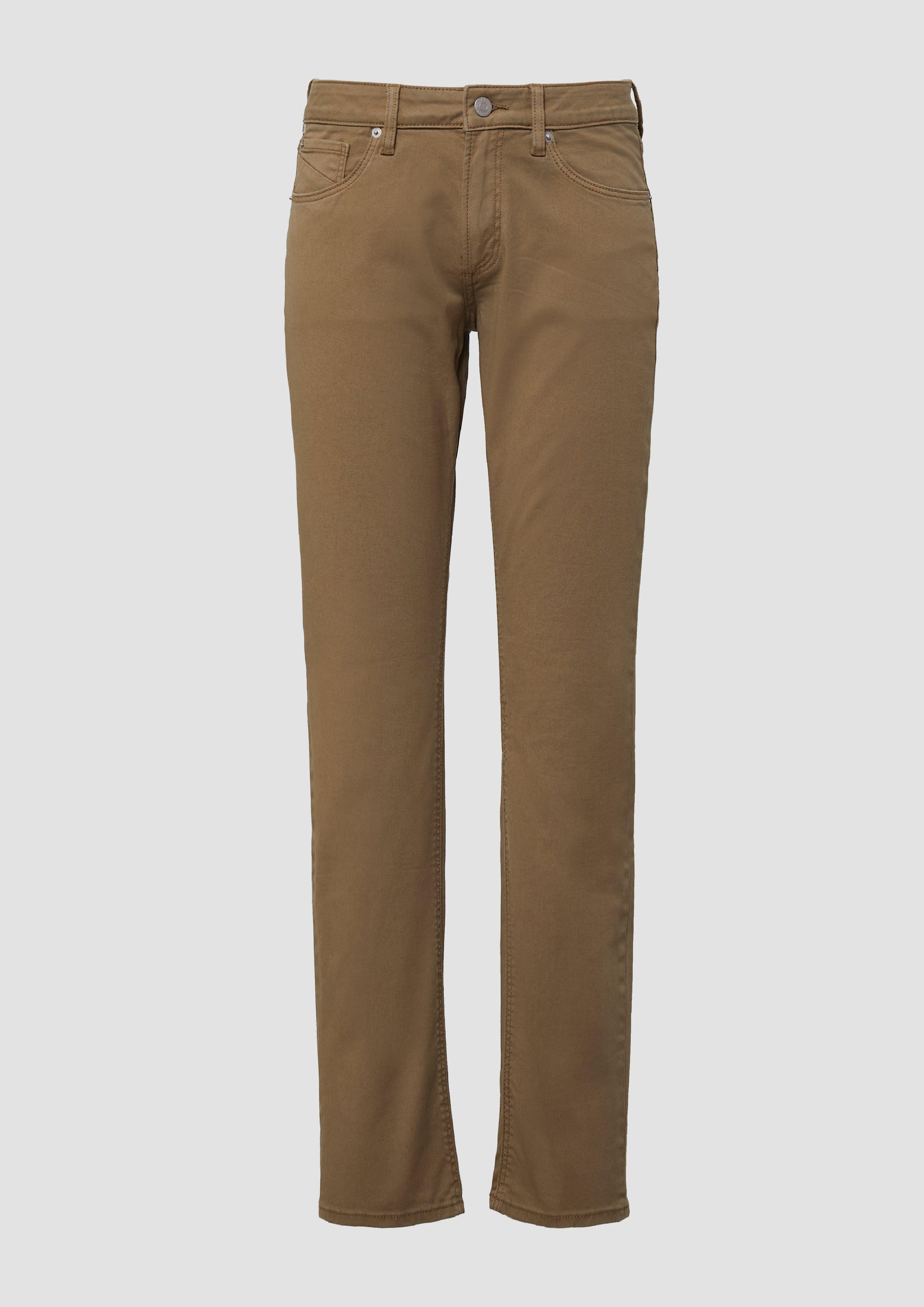 QS - Jeans Catie / Slim fit / Mid Rise / Slim leg, Damen, Grün