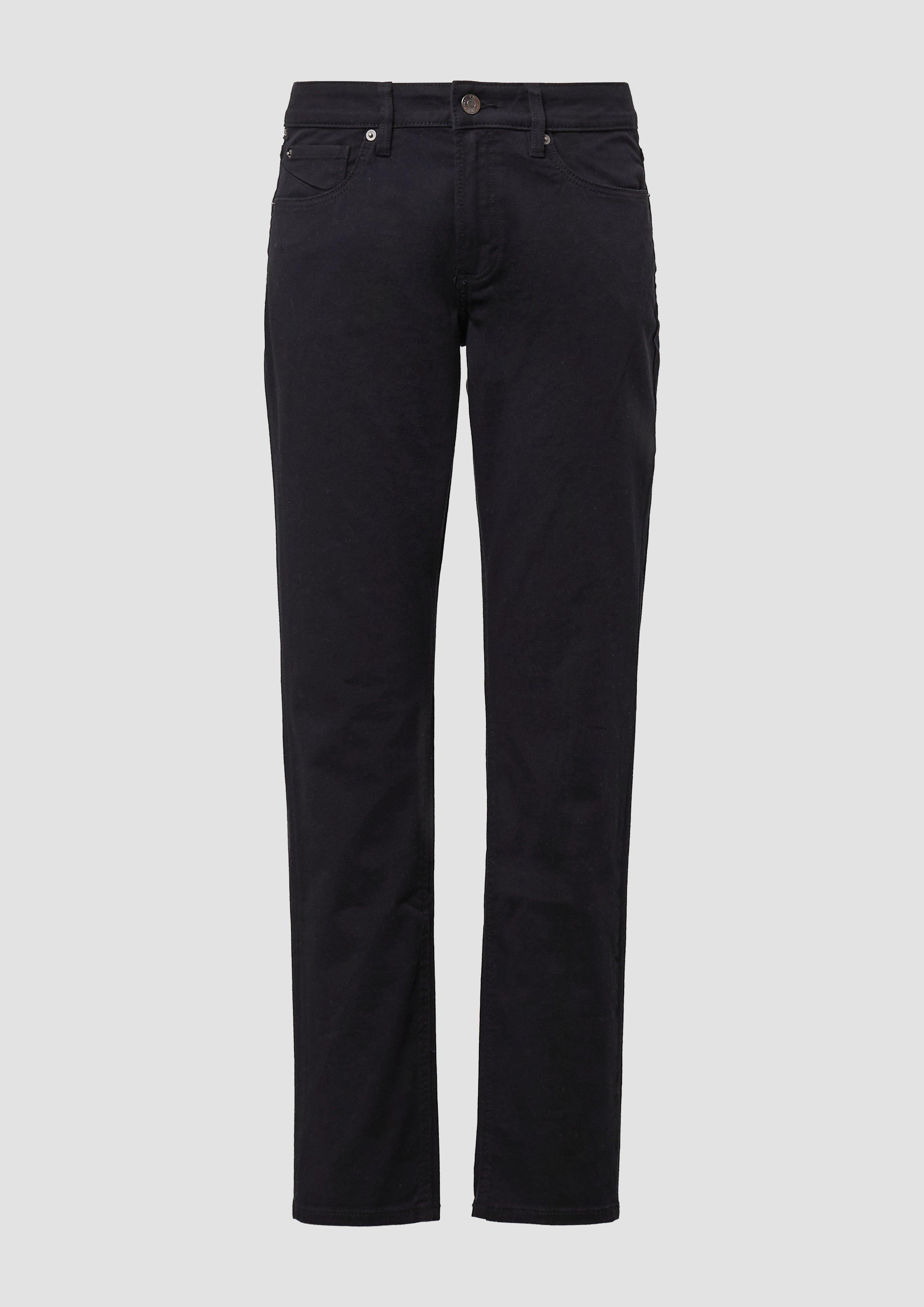 QS - Jeans Catie / Slim fit / Mid Rise / Slim leg, Damen, schwarz