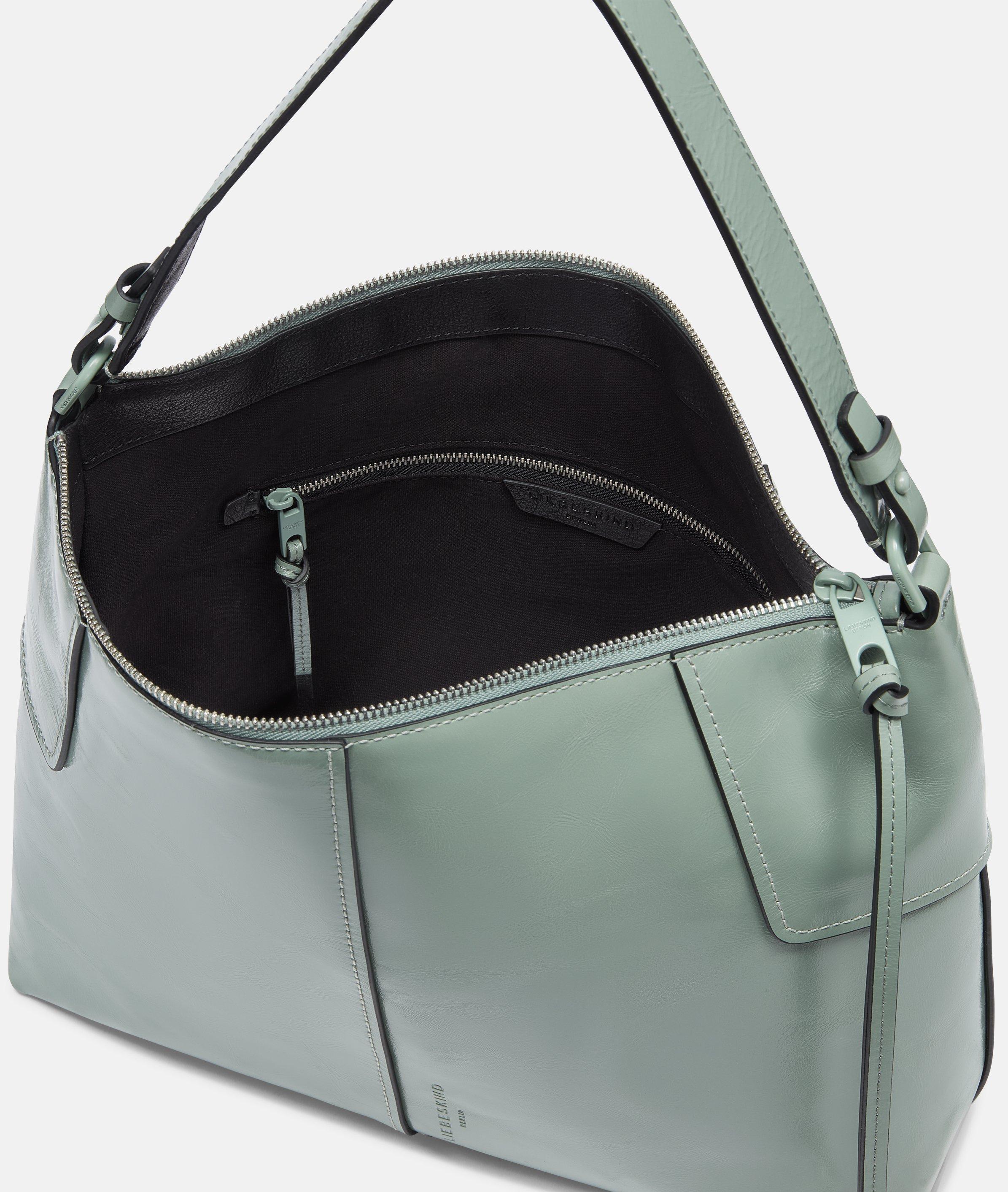 Hobo in green, black & cream