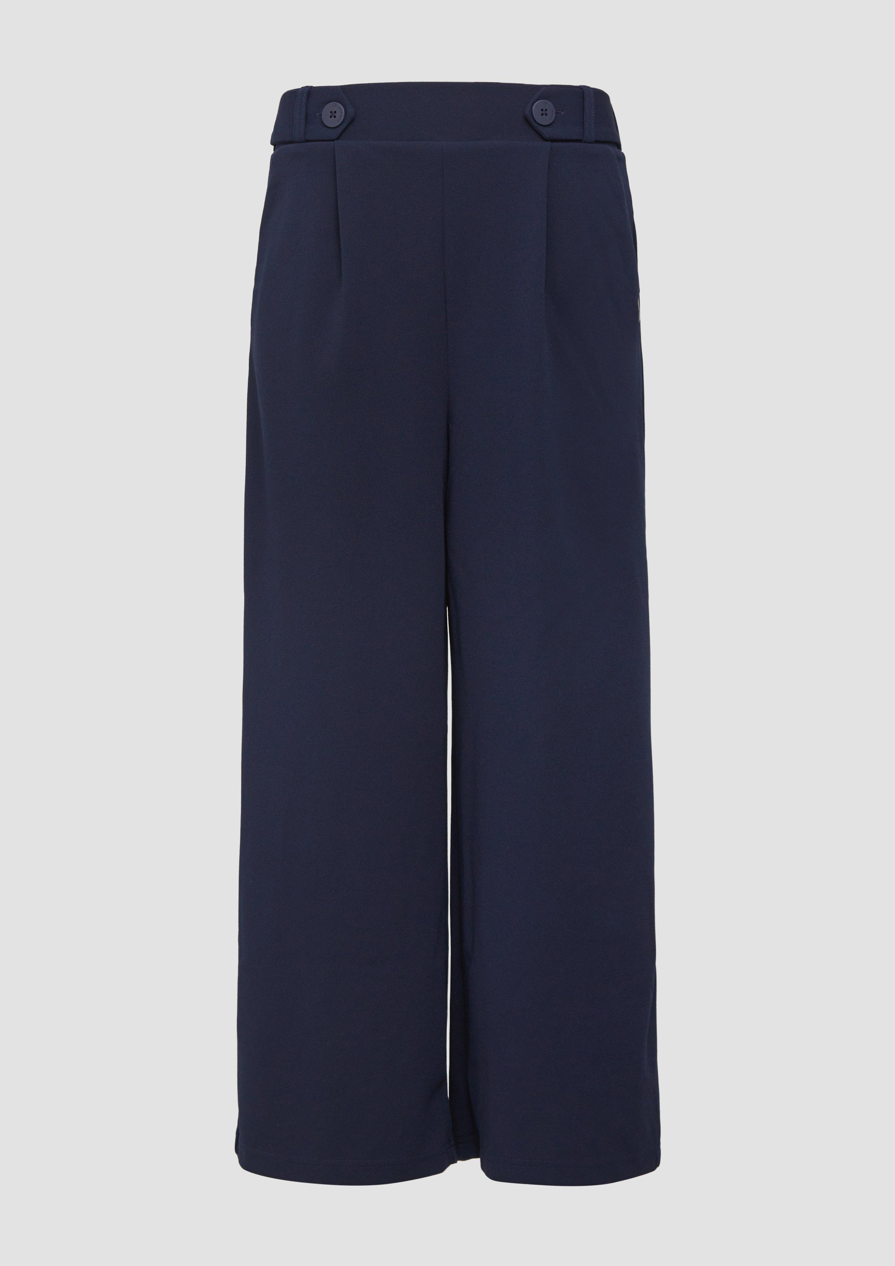 QS - Culotte aus Interlockjersey, Damen, blau