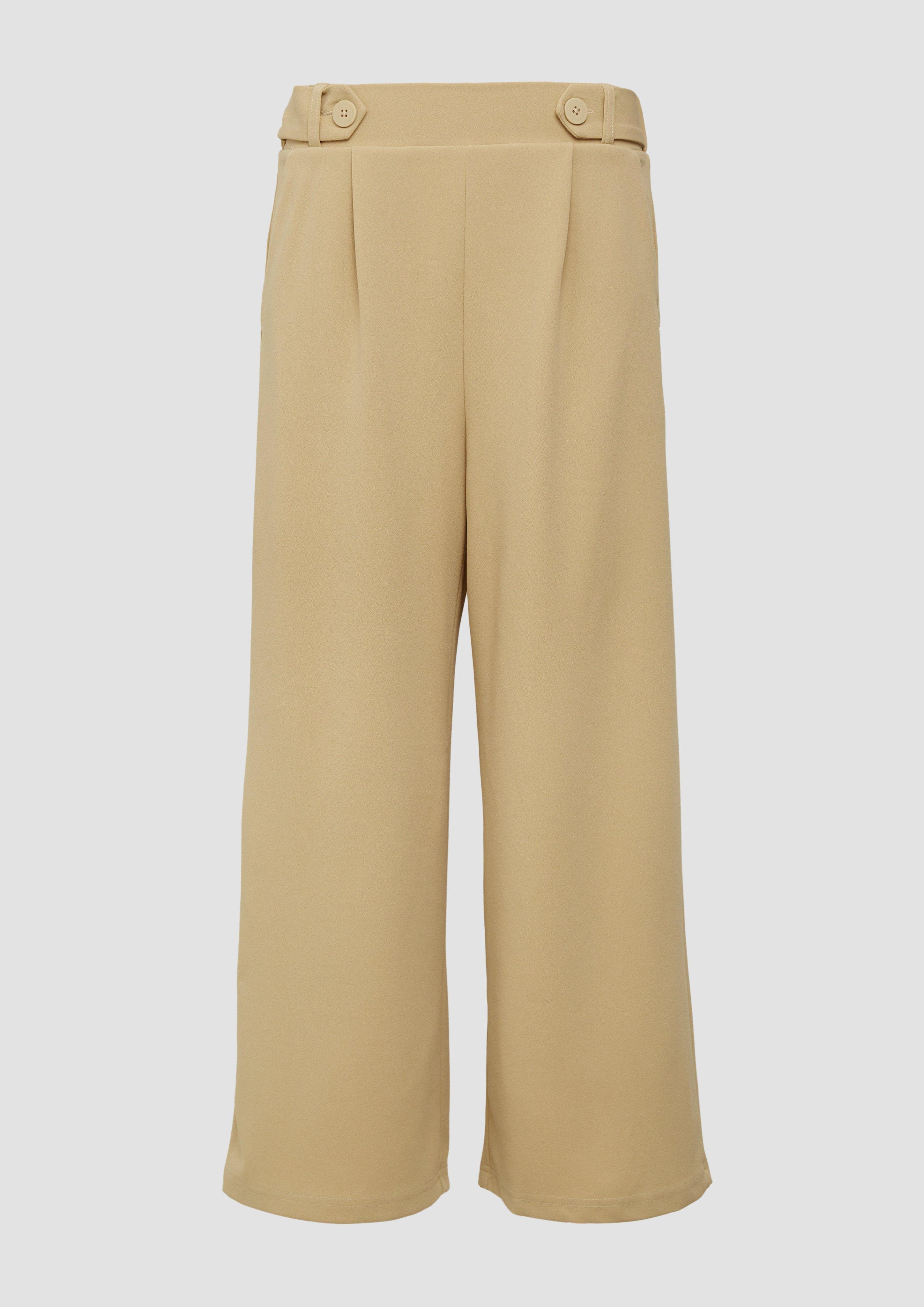 QS - Culotte aus Interlockjersey, Damen, Beige