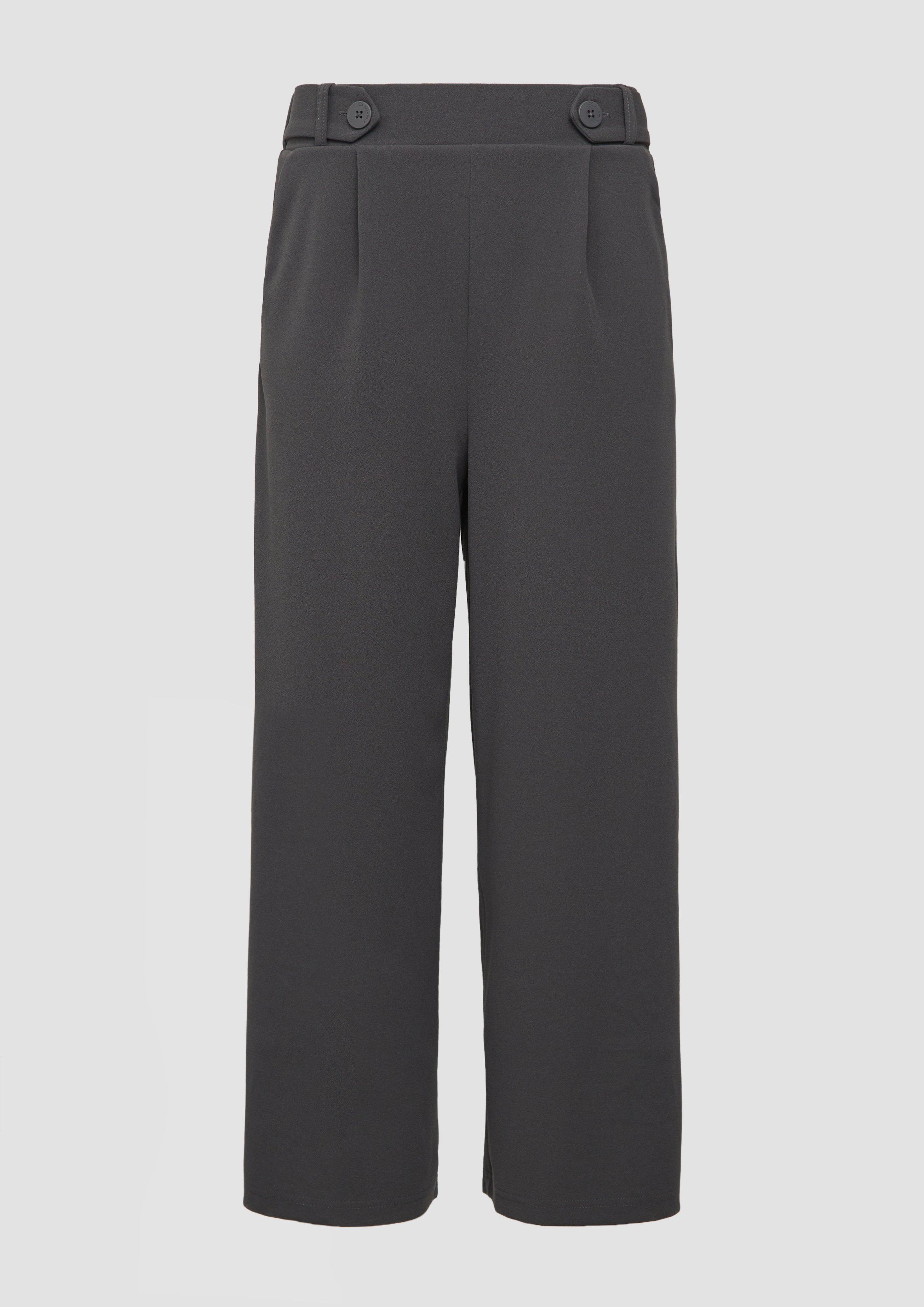 QS - Culotte aus Interlockjersey, Damen, grau