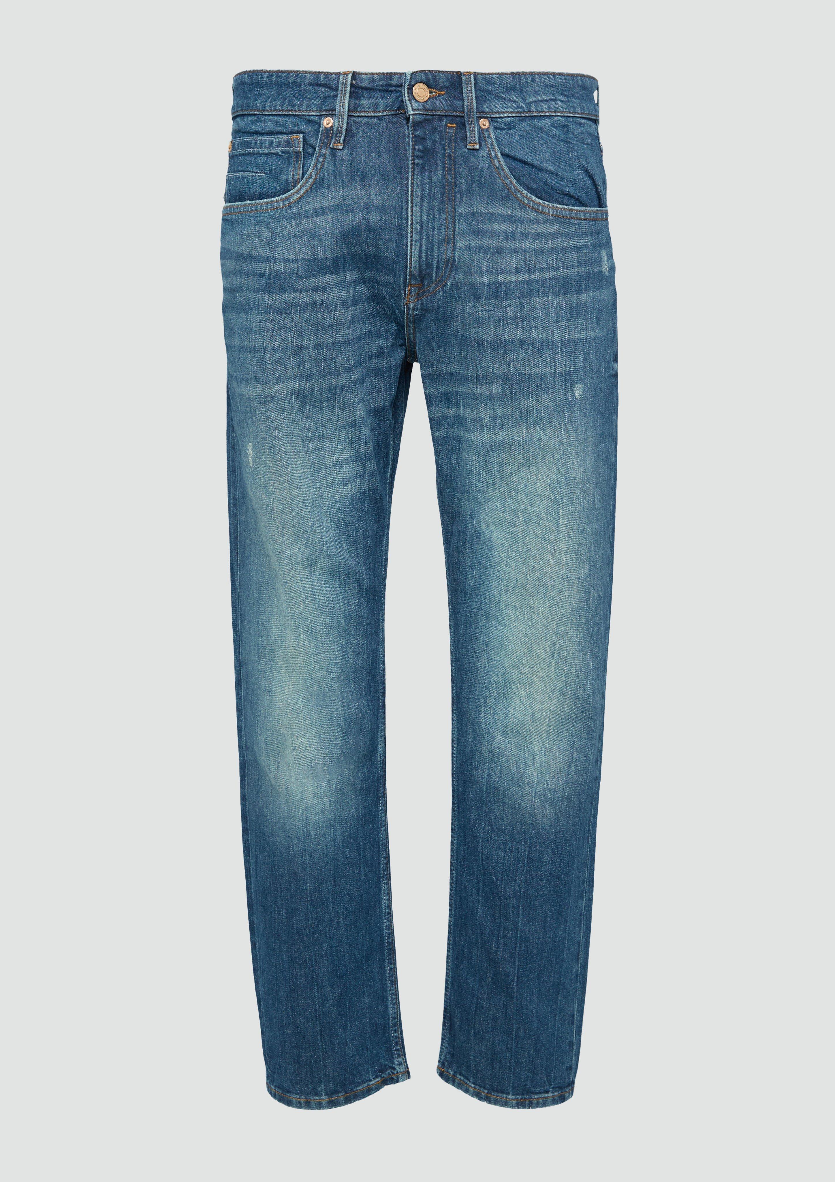 s.Oliver - Jeans Benito / Regular Fit / Mid Rise / Straight Leg, Herren, blau