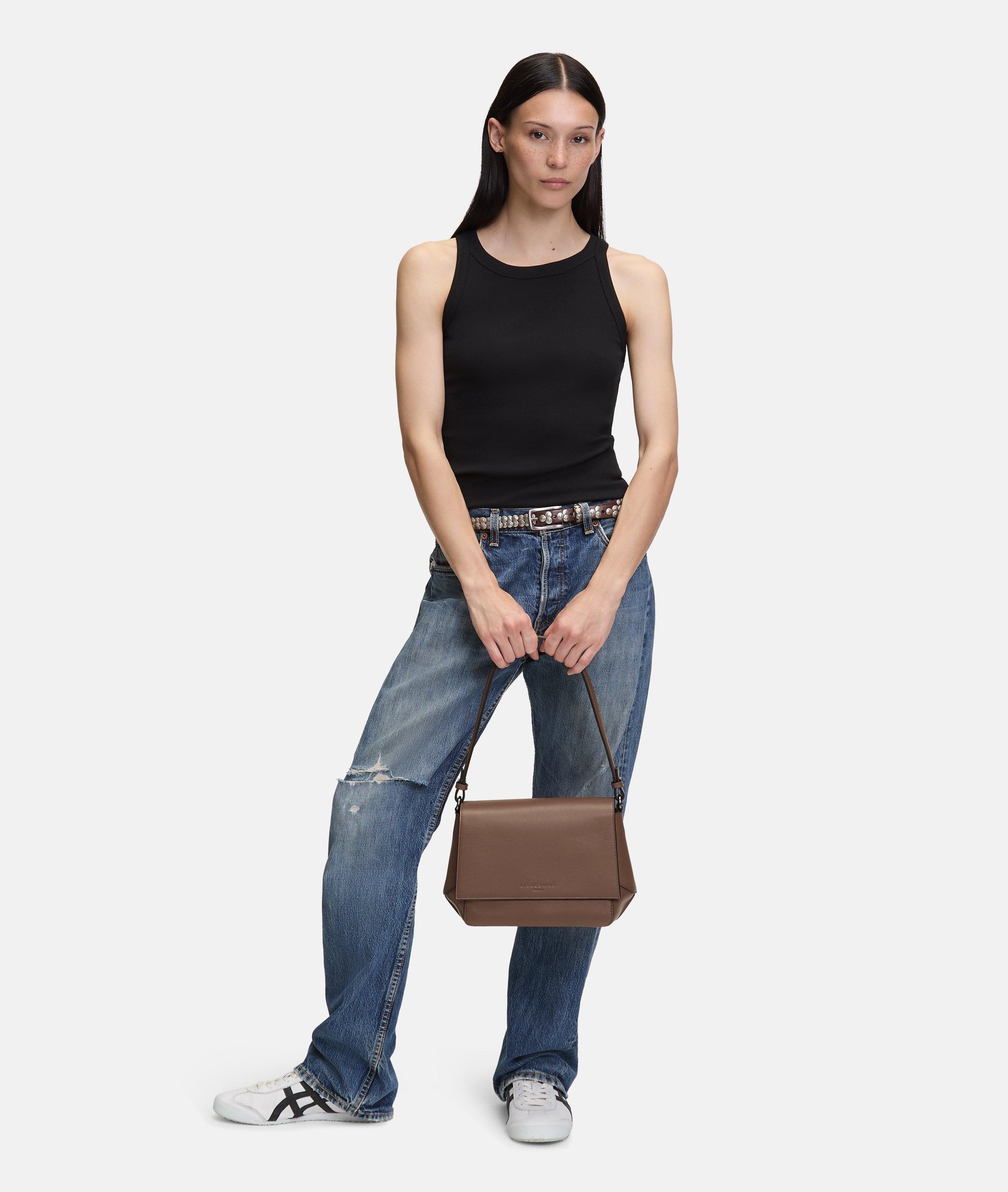 Lilly Crossbody M in brown & black