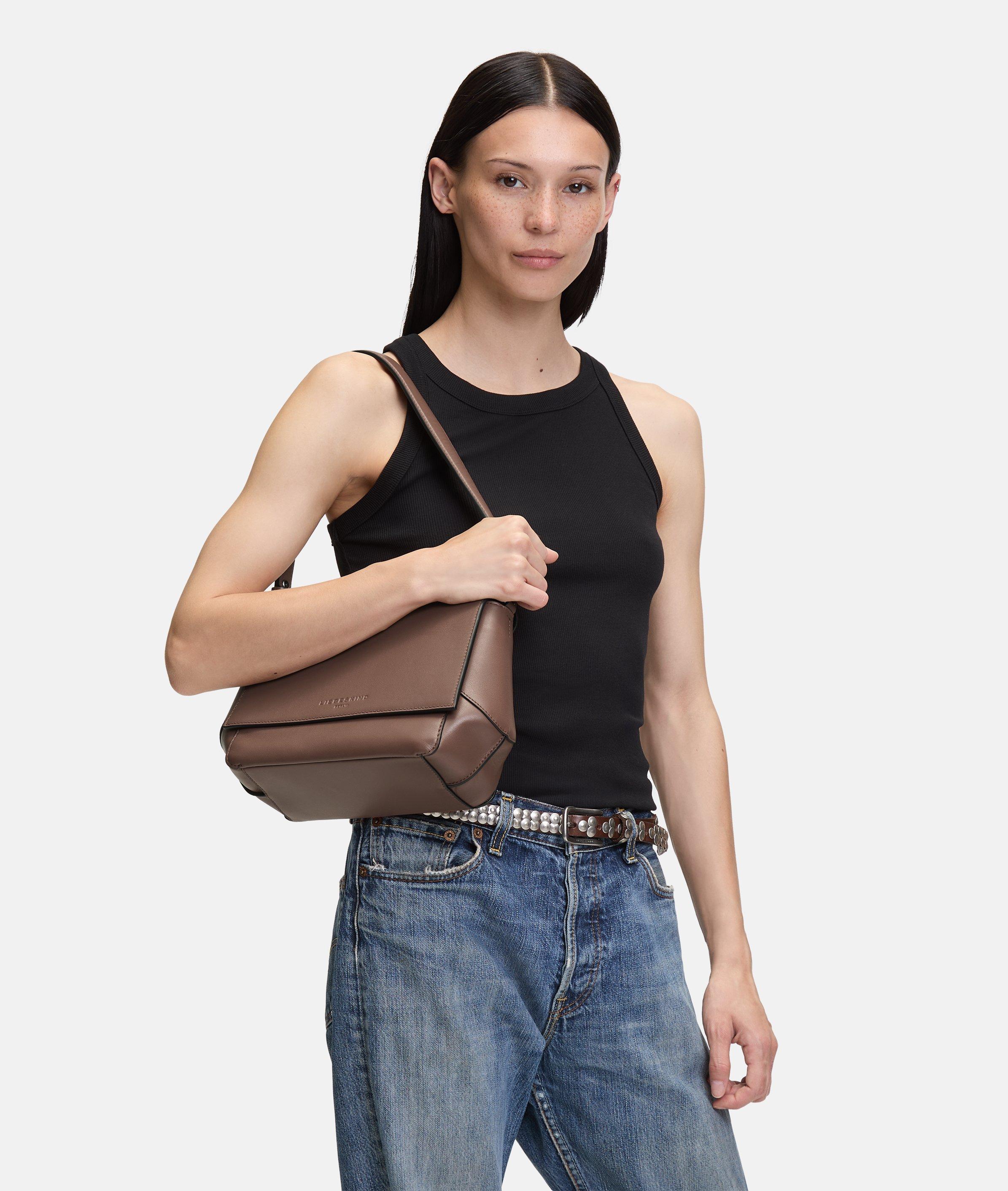 Lilly Crossbody M in brown & black