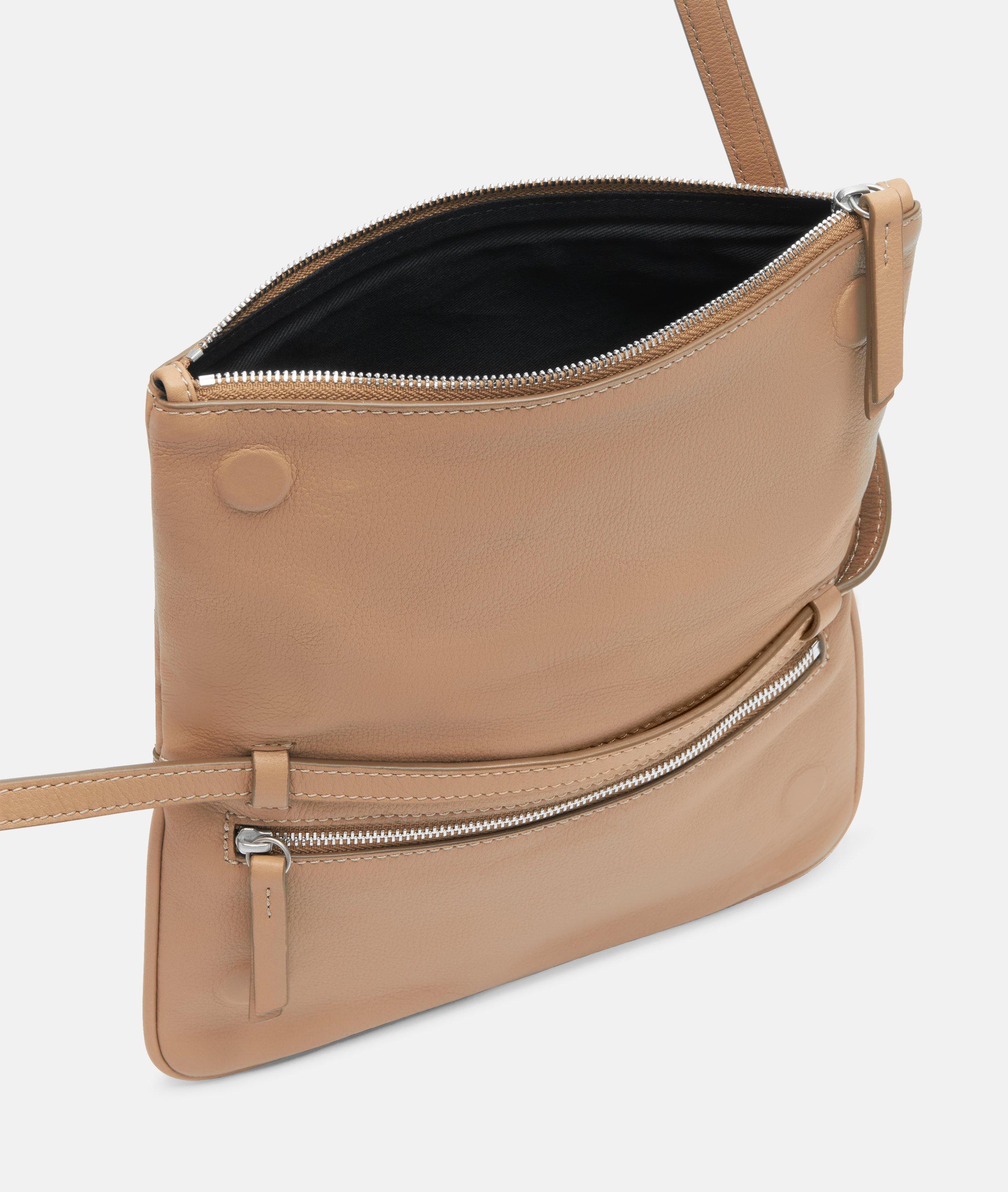 Aloe Crossbody S in bruin, wit, roze, zwart, roze & blauw