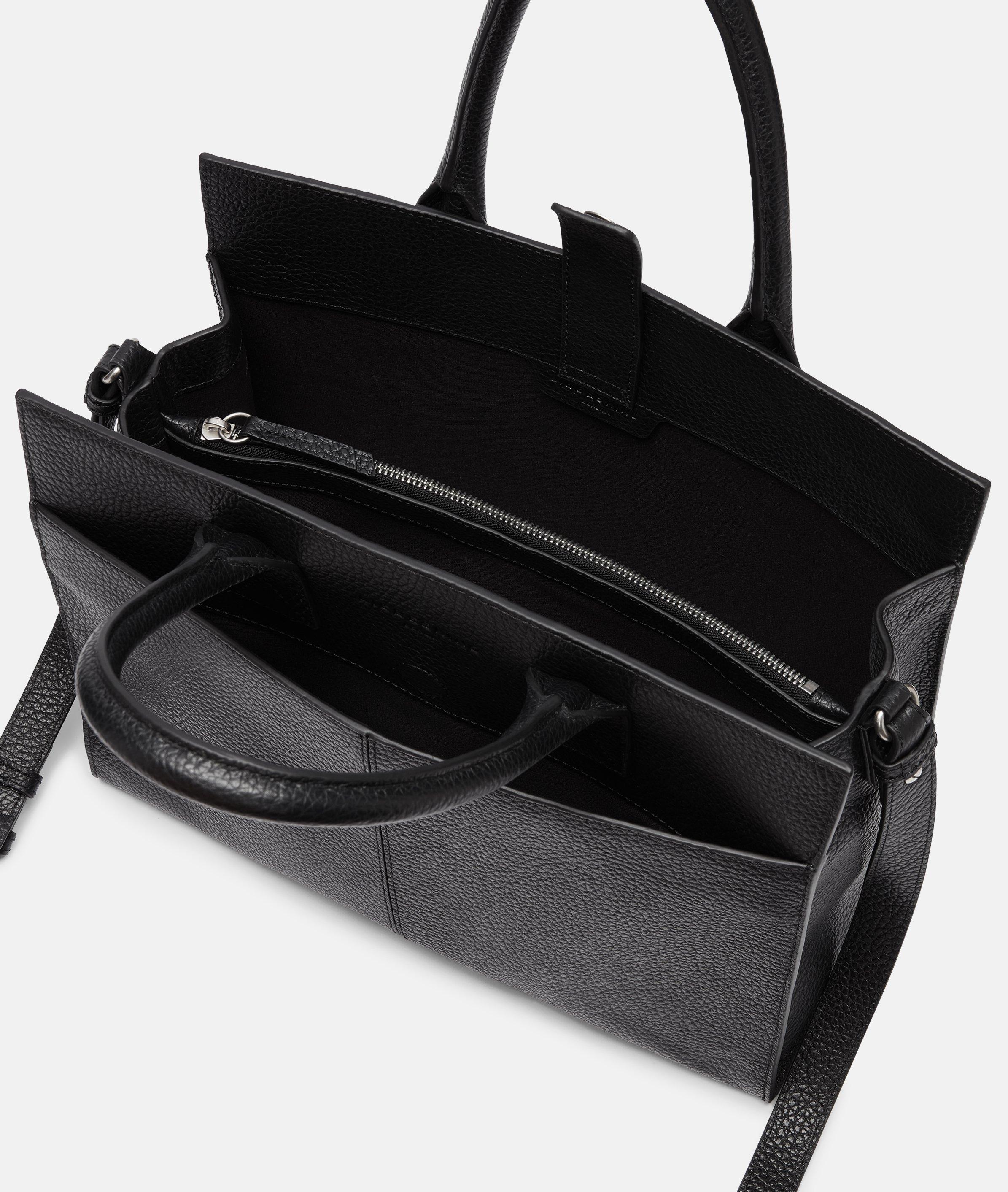 Satchel L in schwarz