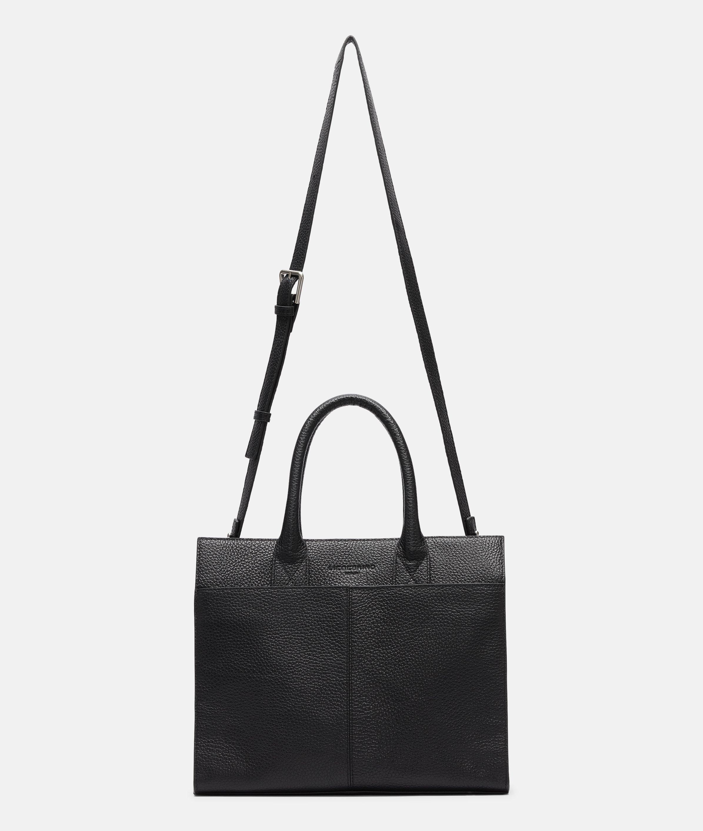 Satchel L in schwarz