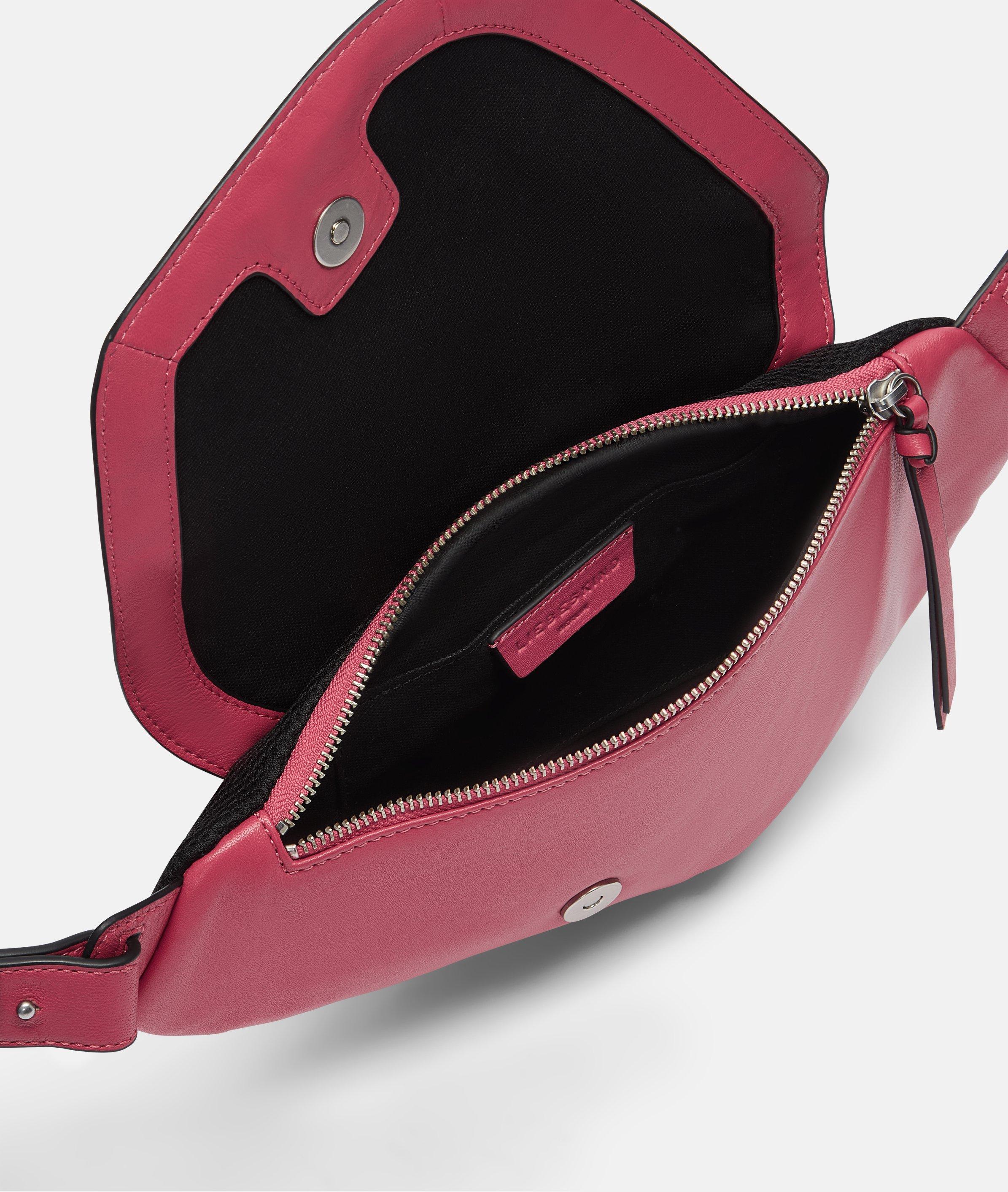 Crossbody S in roze & zwart