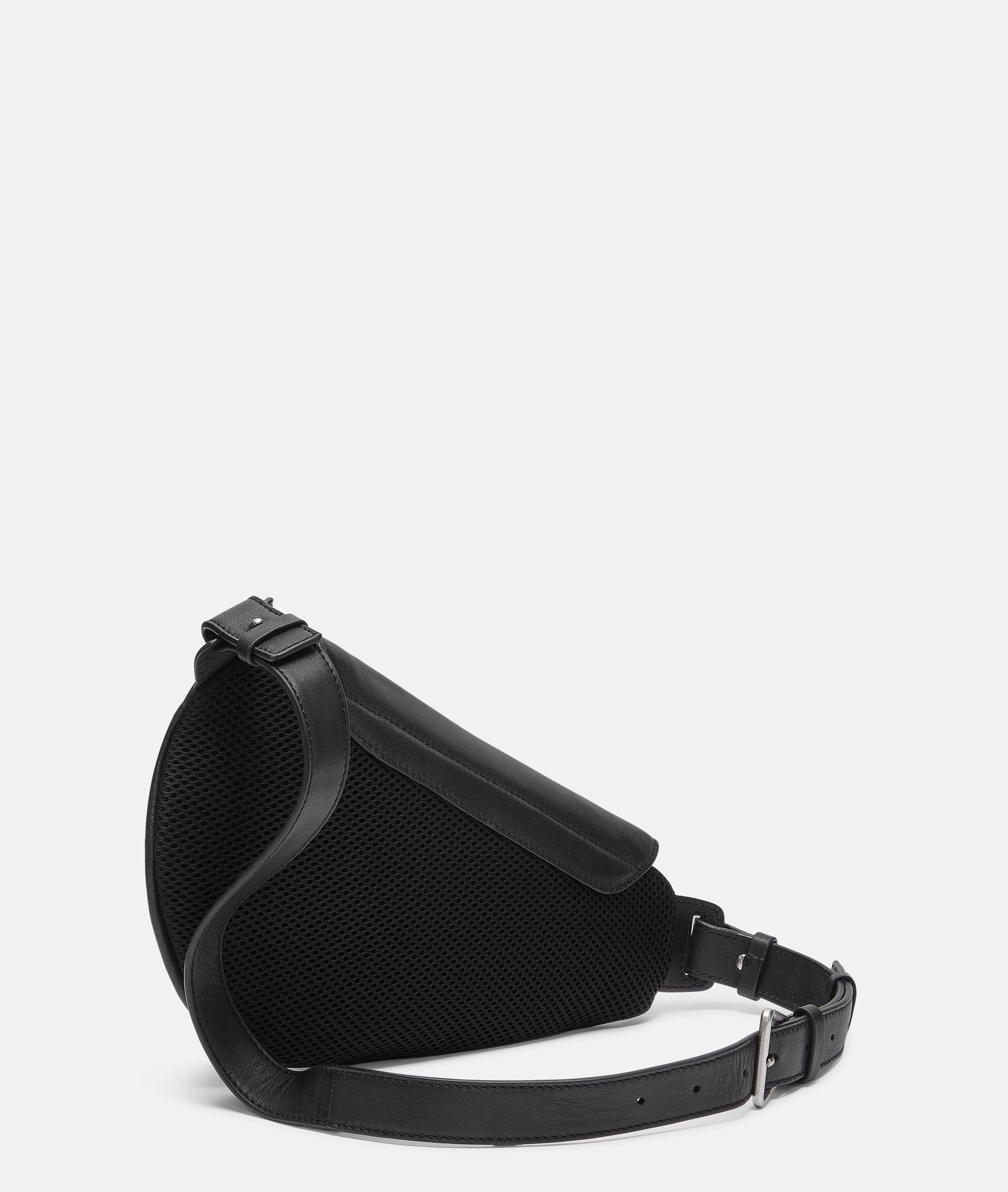 Thumbnail - Liebeskind Berlin - Handliche Crossbody-Bag aus Schafsleder -  schwarz