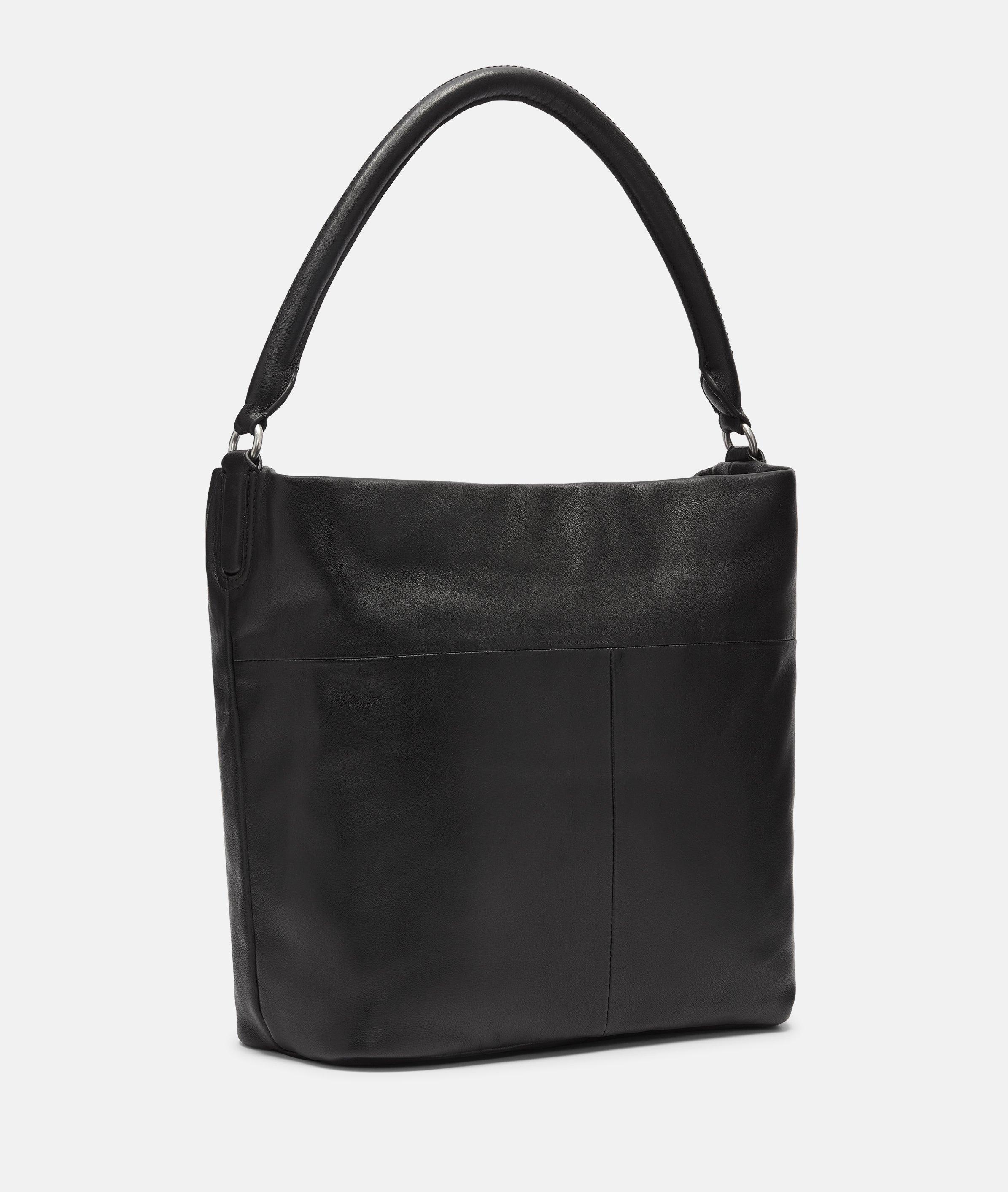 Thumbnail - Liebeskind Berlin - Hobo-Bag aus Schafsleder -  schwarz