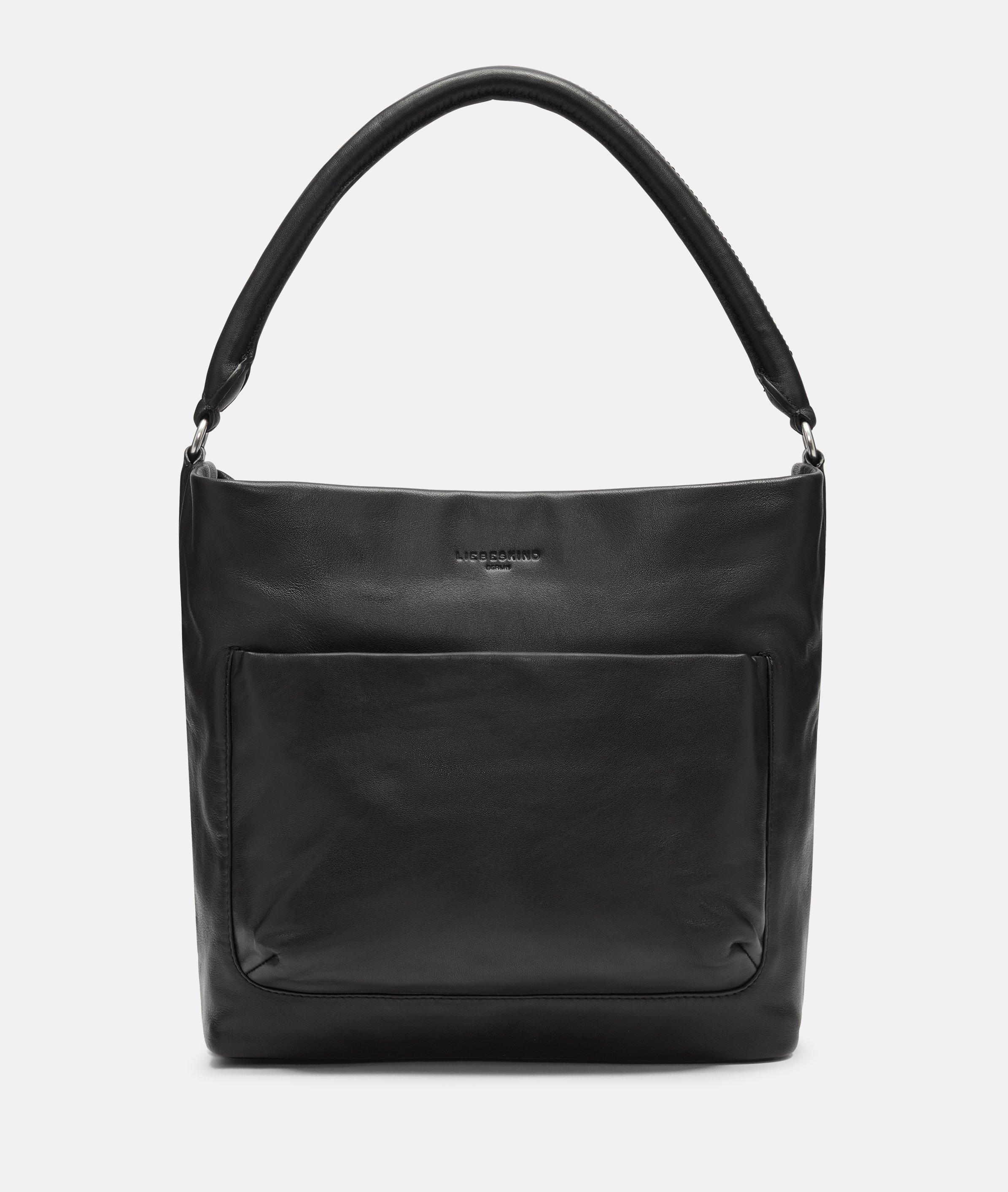 Thumbnail - Liebeskind Berlin - Hobo-Bag aus Schafsleder -  schwarz