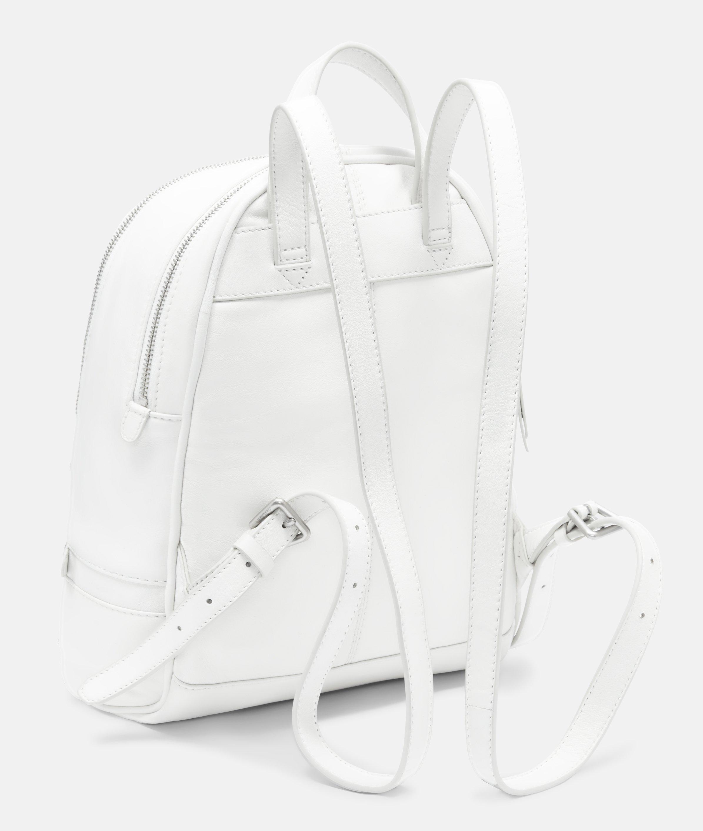 Alita Backpack M in weiß & schwarz