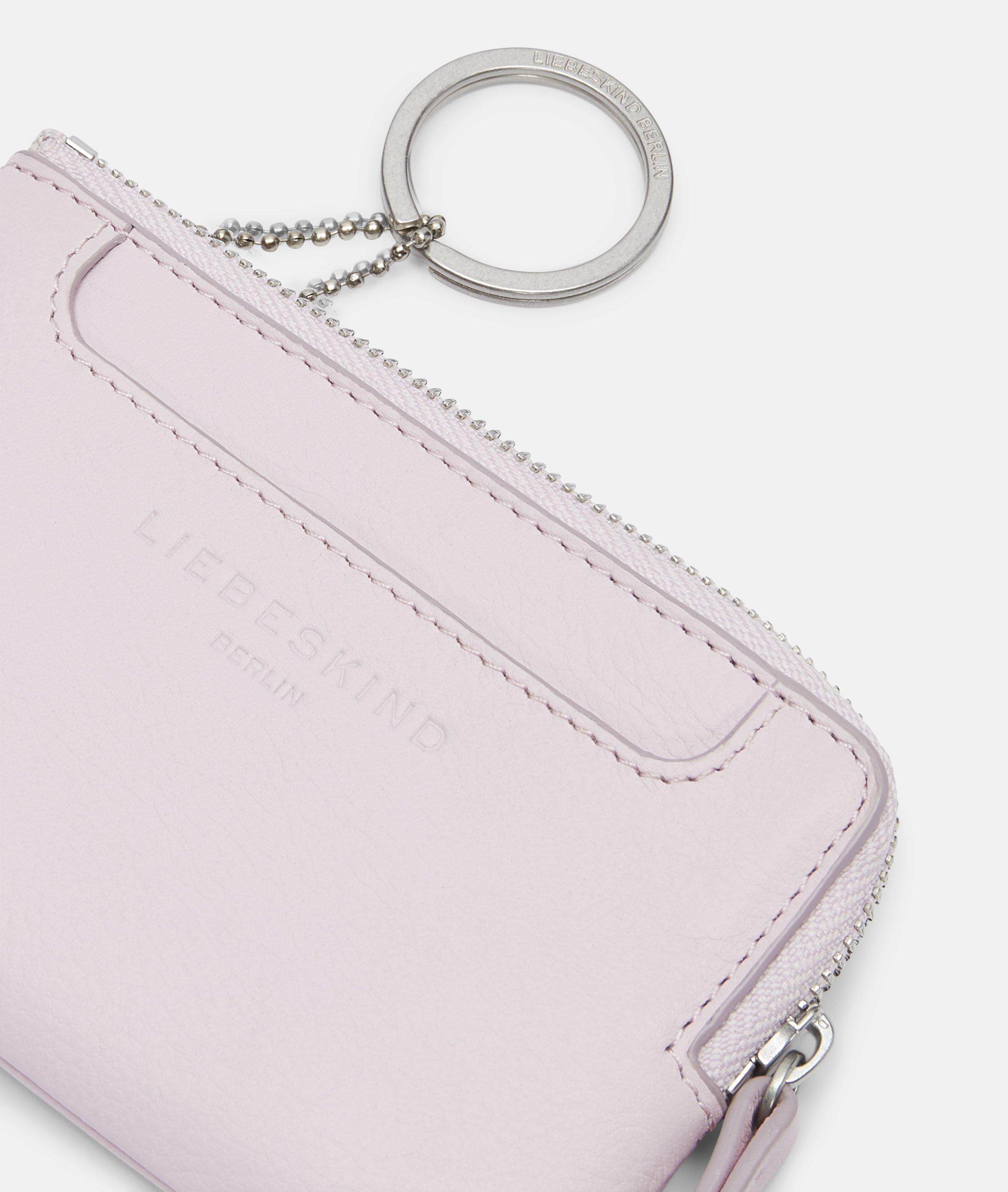 Portefeuille Matti XS en rose, bleu, blanc, noir, rose & brun