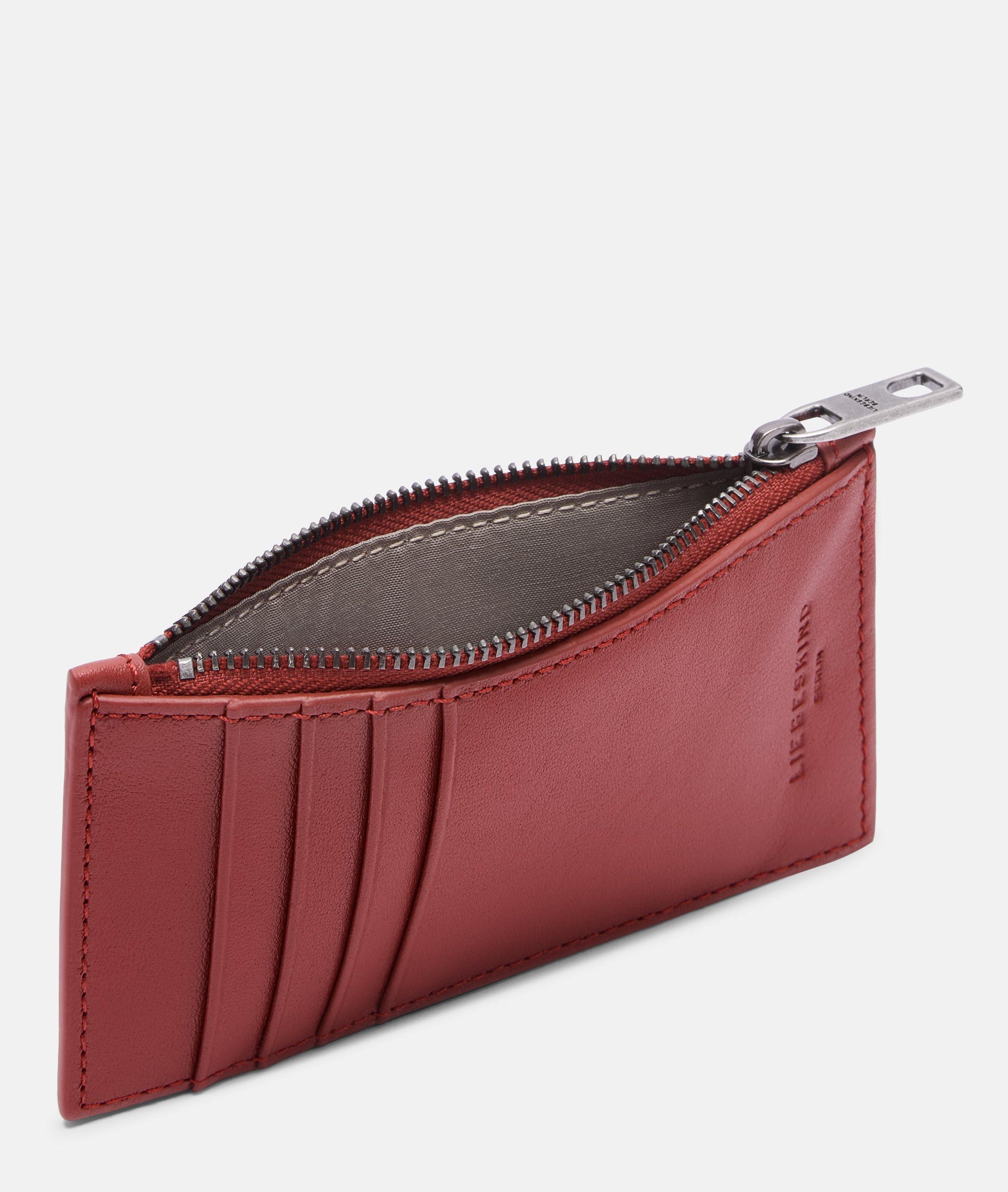 Portemonnee XS in rood, beige, zwart, grijs, blauw & bruin