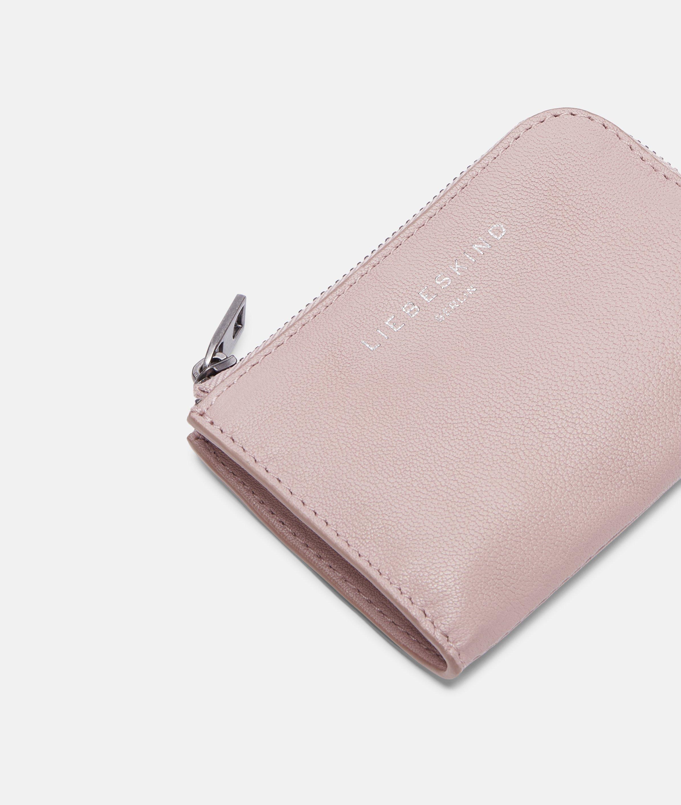 Portemonnee in roze, zwart, beige, rood, blauw & grijs