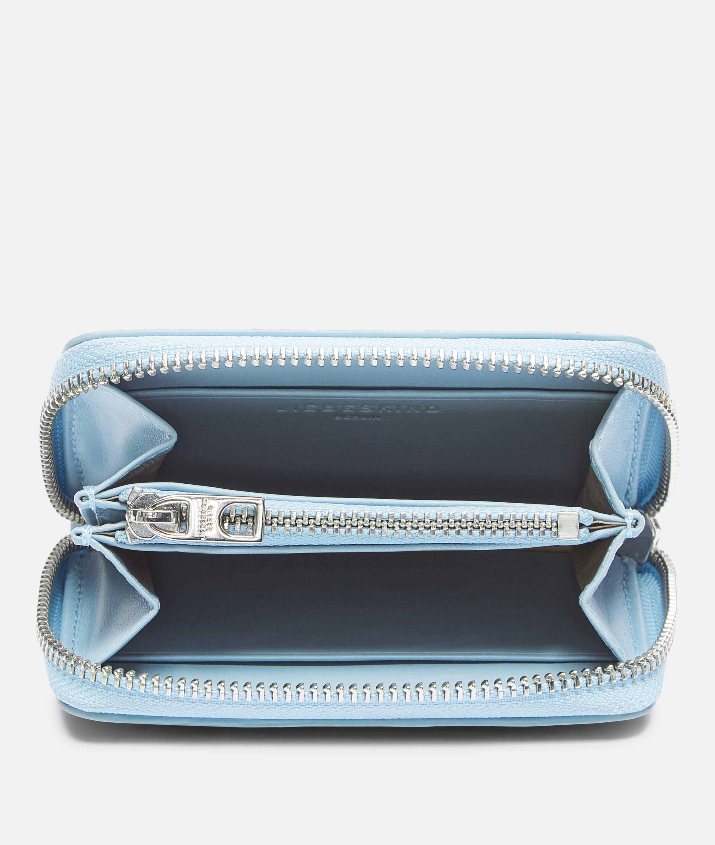 Eliza portemonnee S in blauw, rood, zwart, bruin, grijs, crème, roze & beige