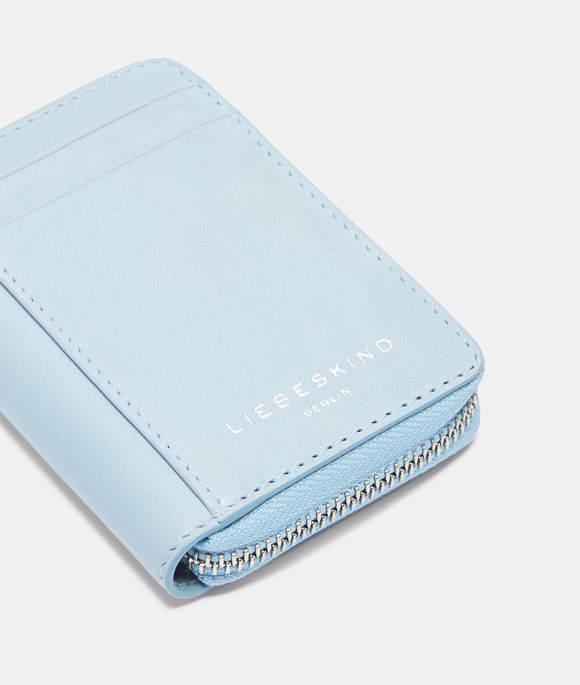 Eliza portemonnee S in blauw, rood, zwart, bruin, grijs, crème, roze & beige