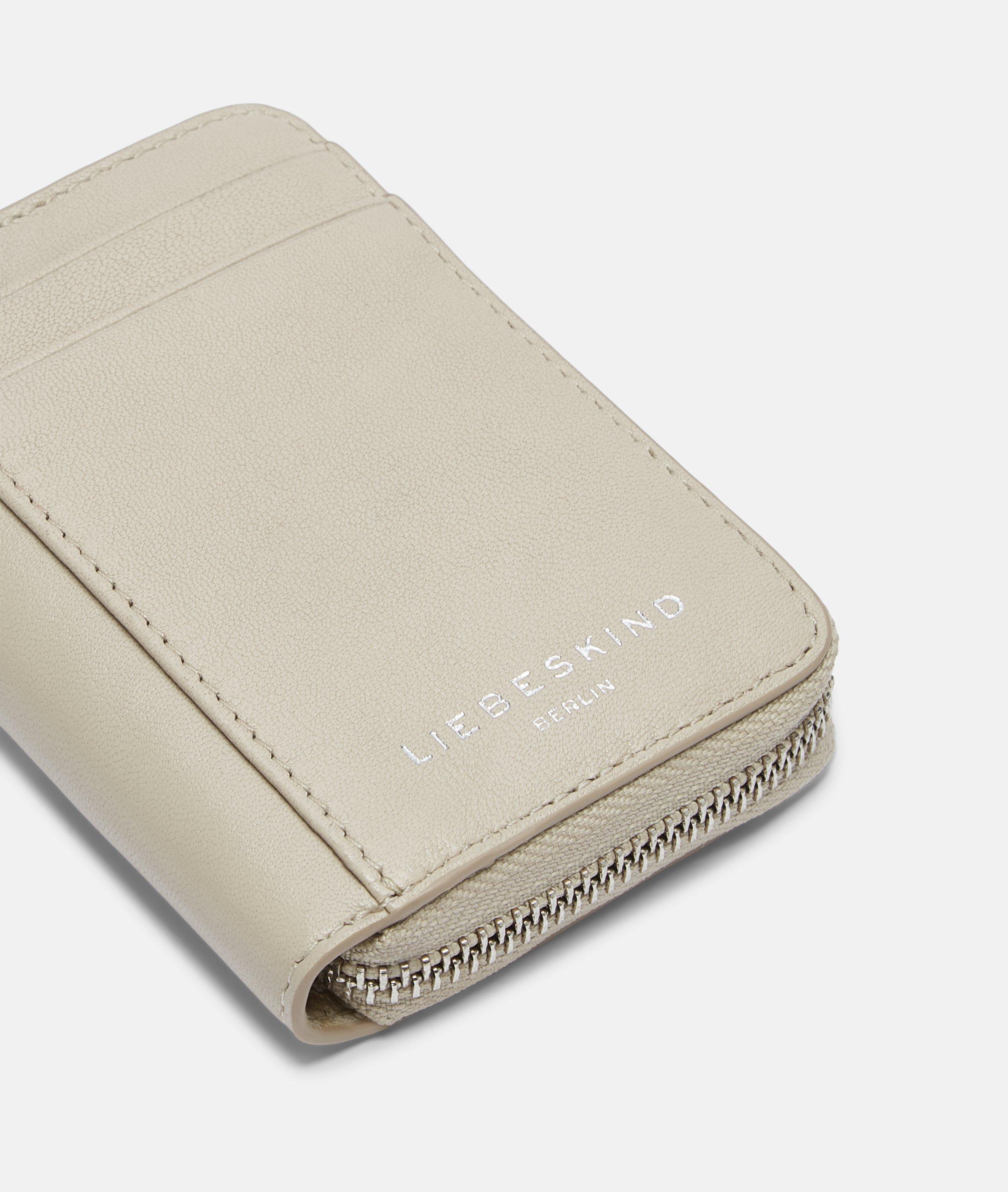 Eliza portemonnee S in crème, rood, zwart, bruin, grijs, blauw, roze & beige