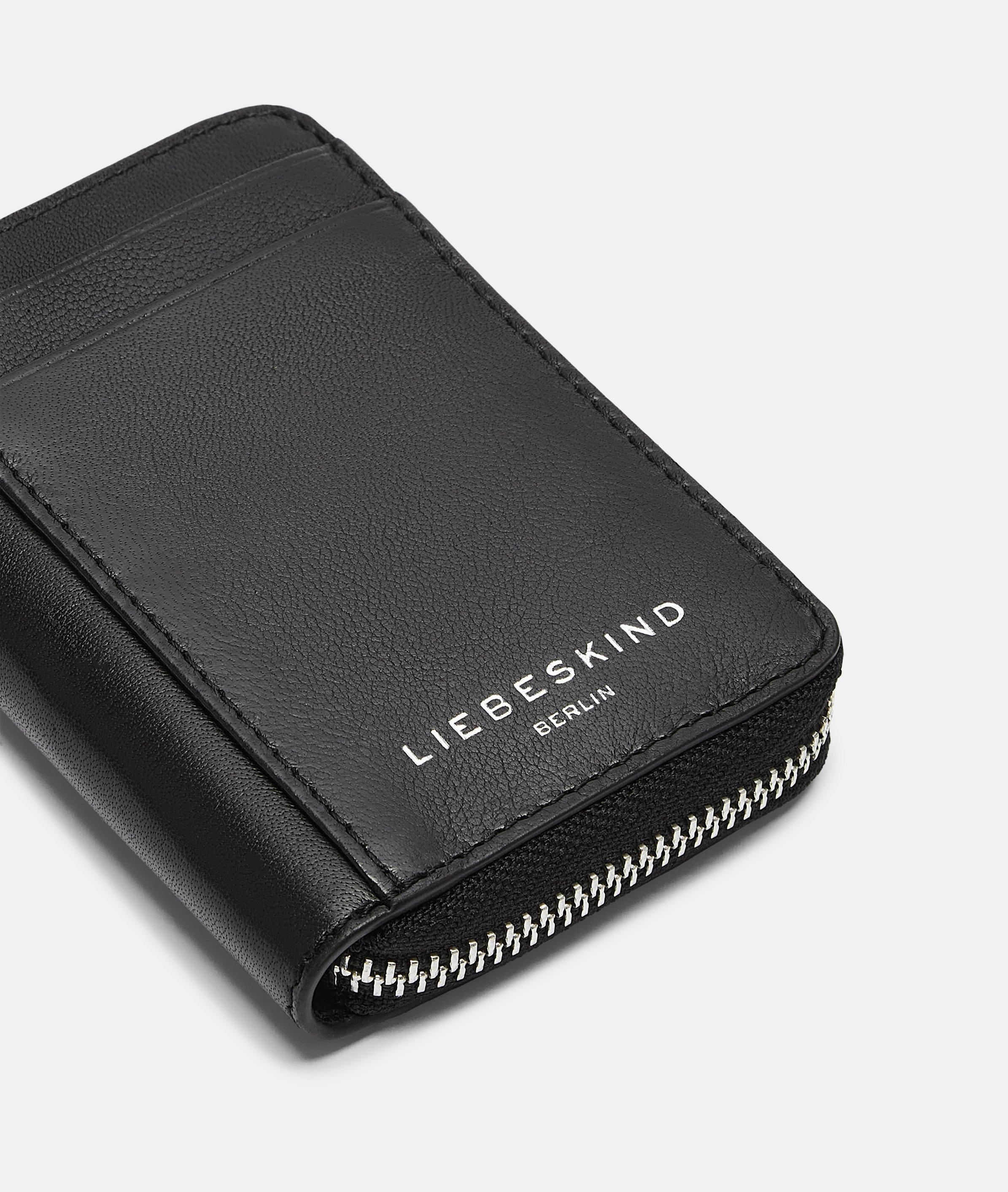 Eliza portemonnee S in zwart, rood, bruin, grijs, blauw, crème, roze & beige