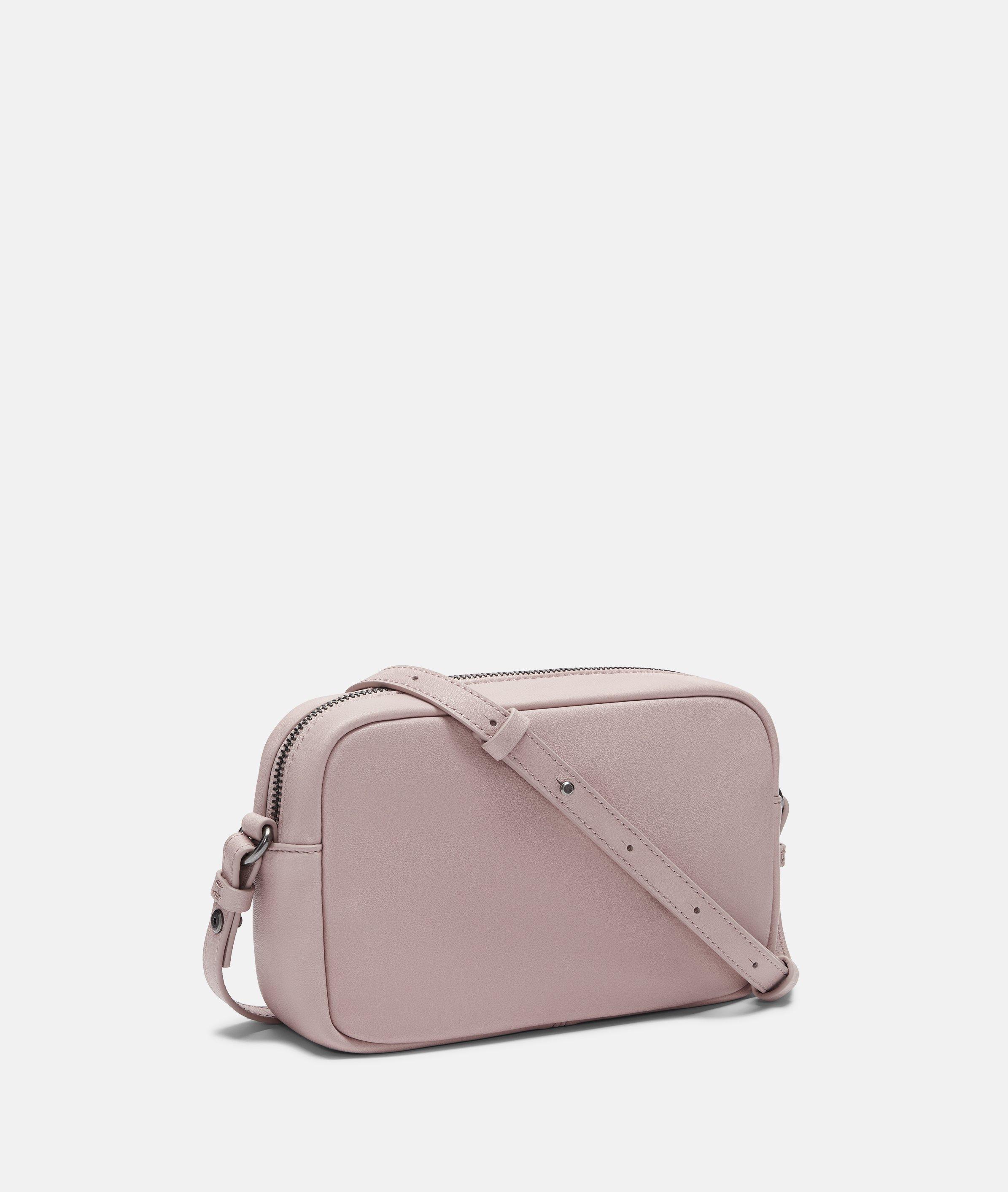 Crossbody in pink, beige, red, black, brown, grey & cream