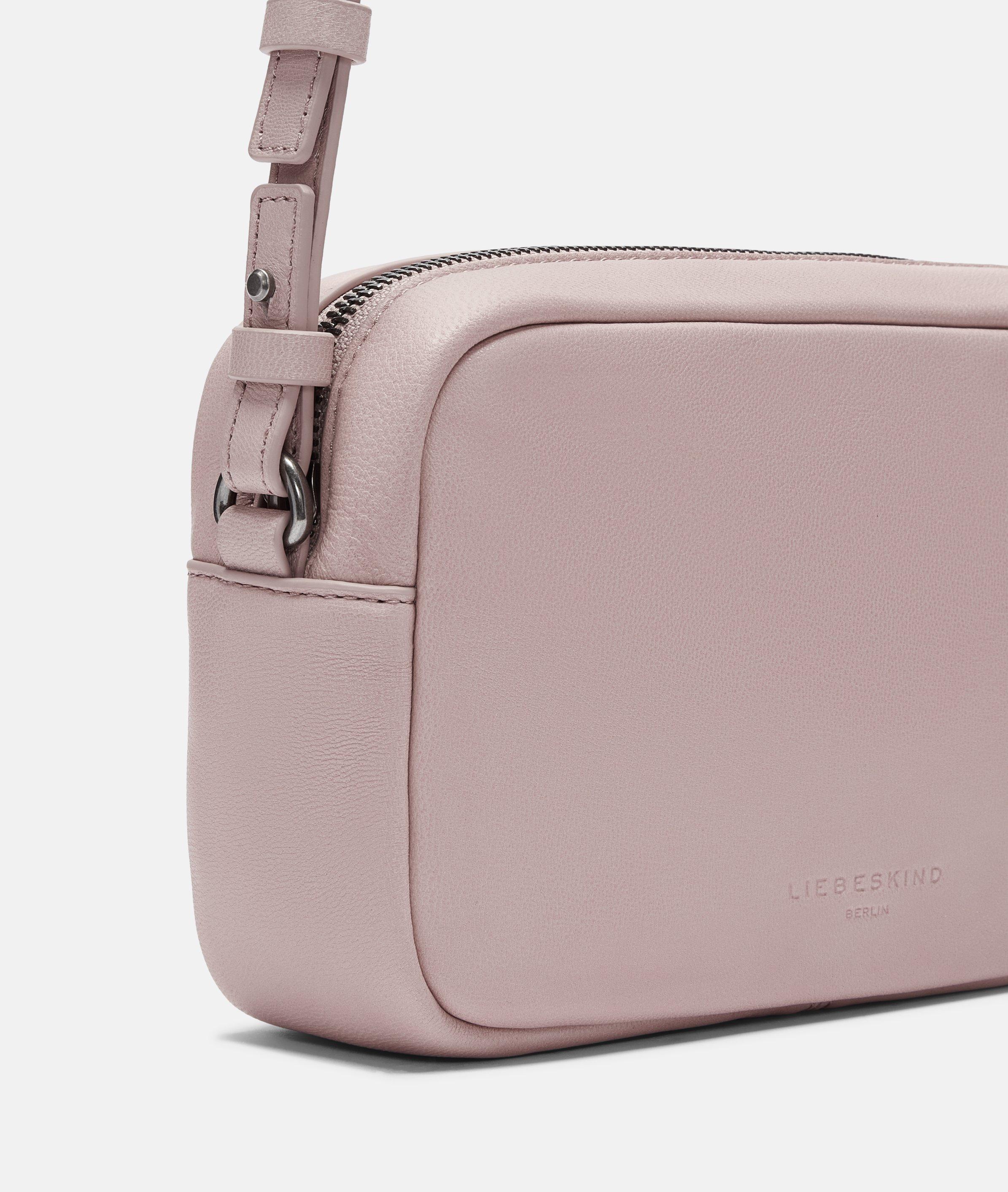 Crossbody in pink, beige, red, black, brown, grey & cream