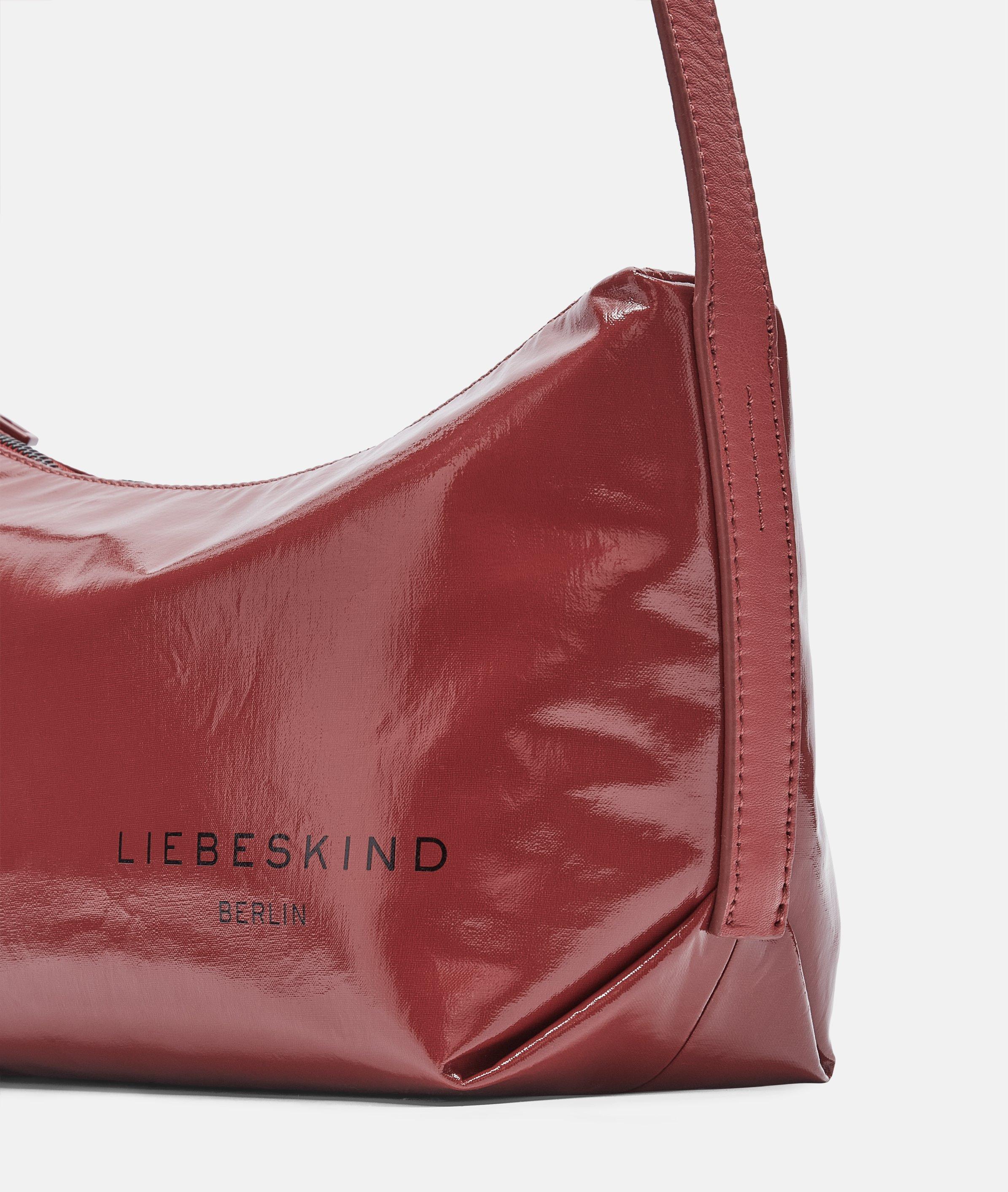 Elvira Crossbody M in rot, beige, pink & schwarz