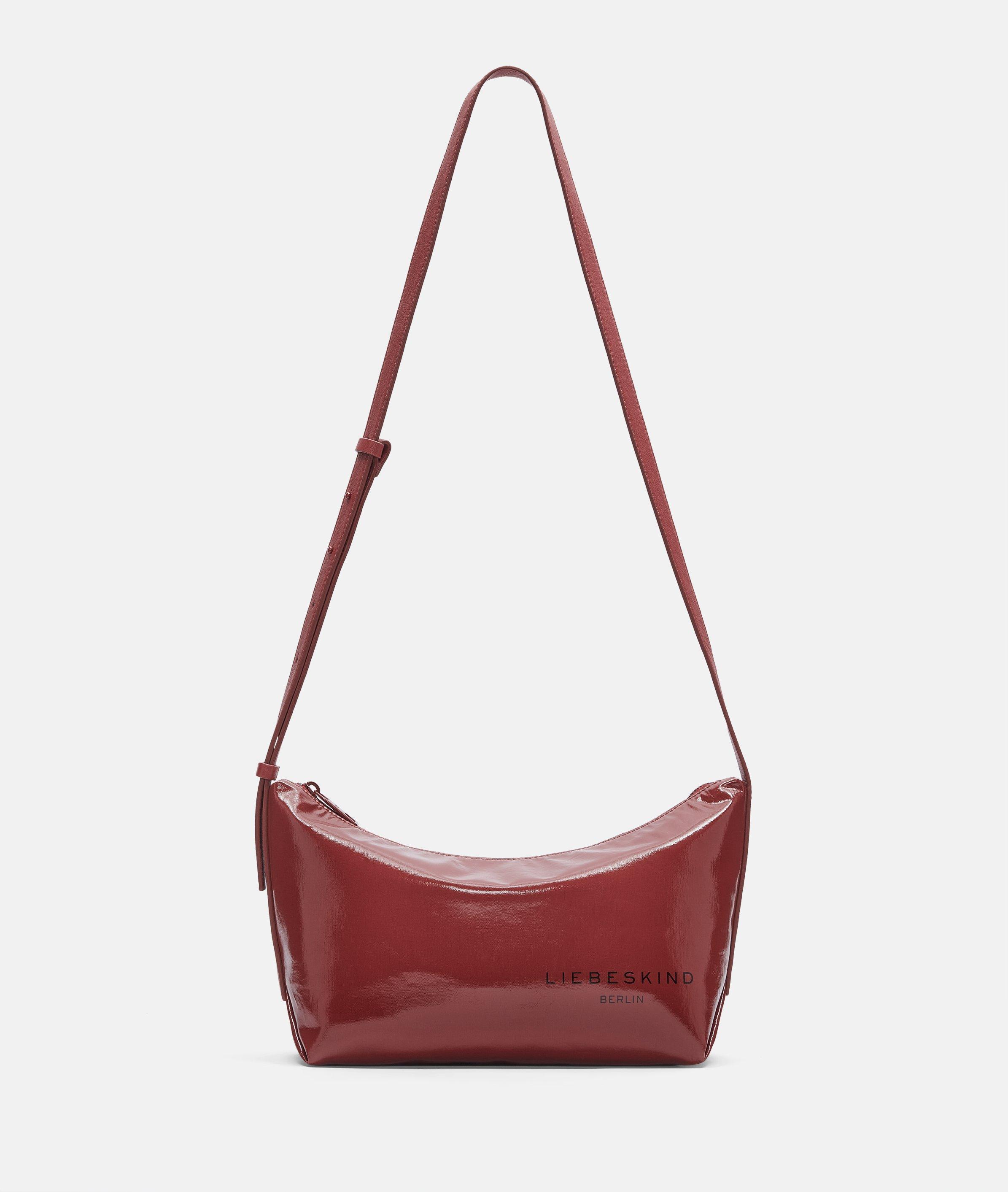 Elvira Crossbody M in rot, beige, pink & schwarz