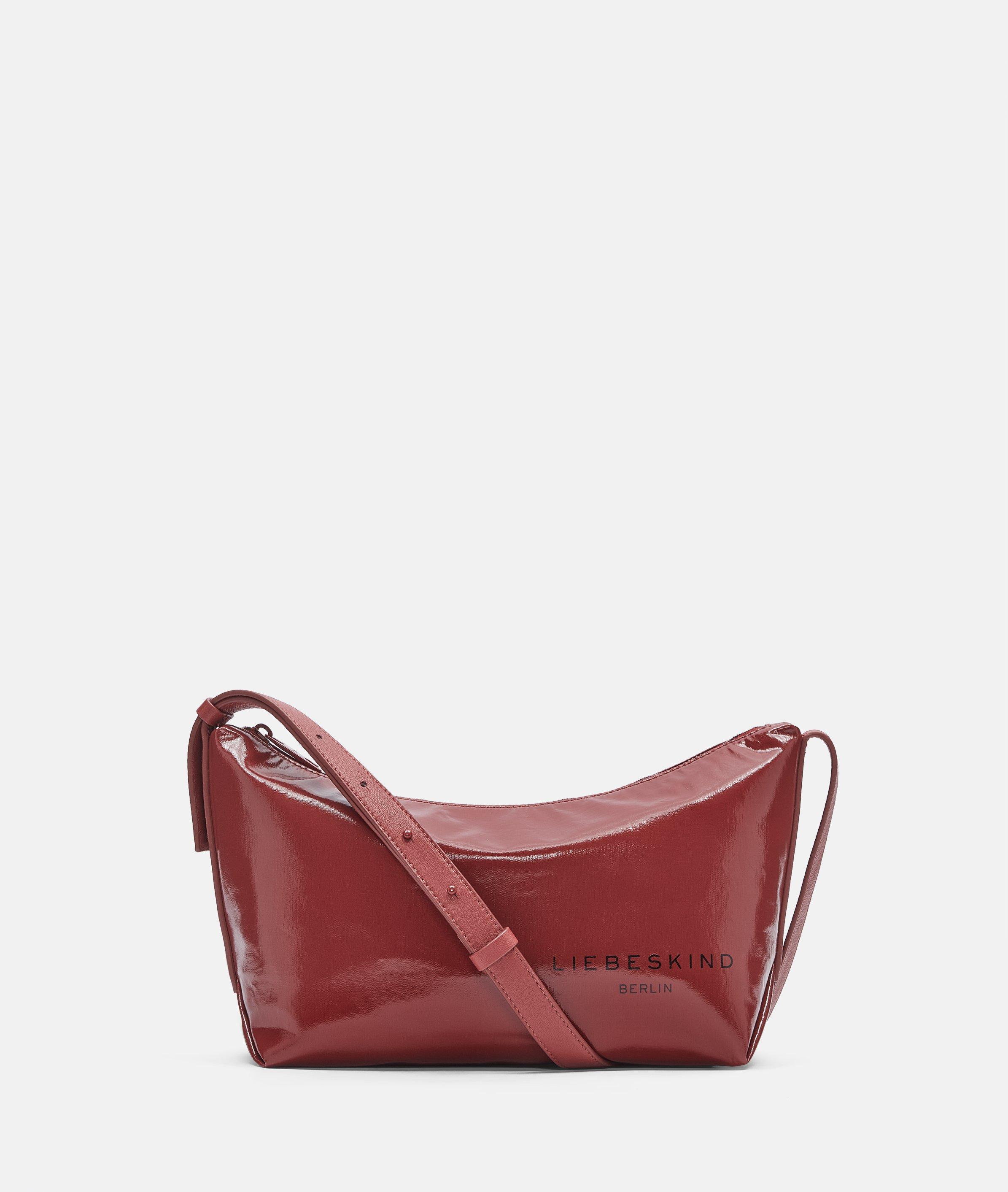 Elvira Crossbody M in rot, beige, pink & schwarz