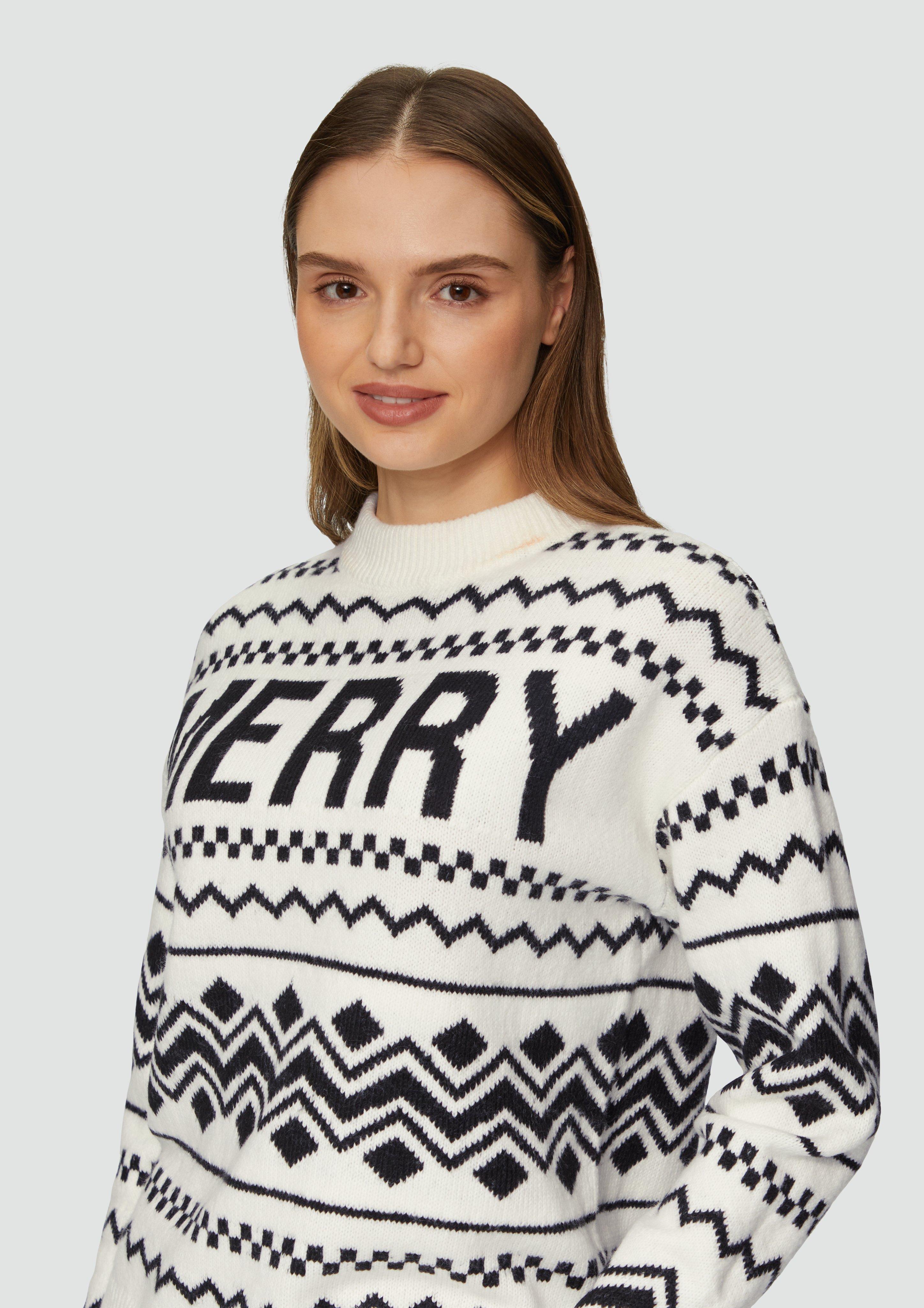 Strickpullover in 99X1 & 25X1