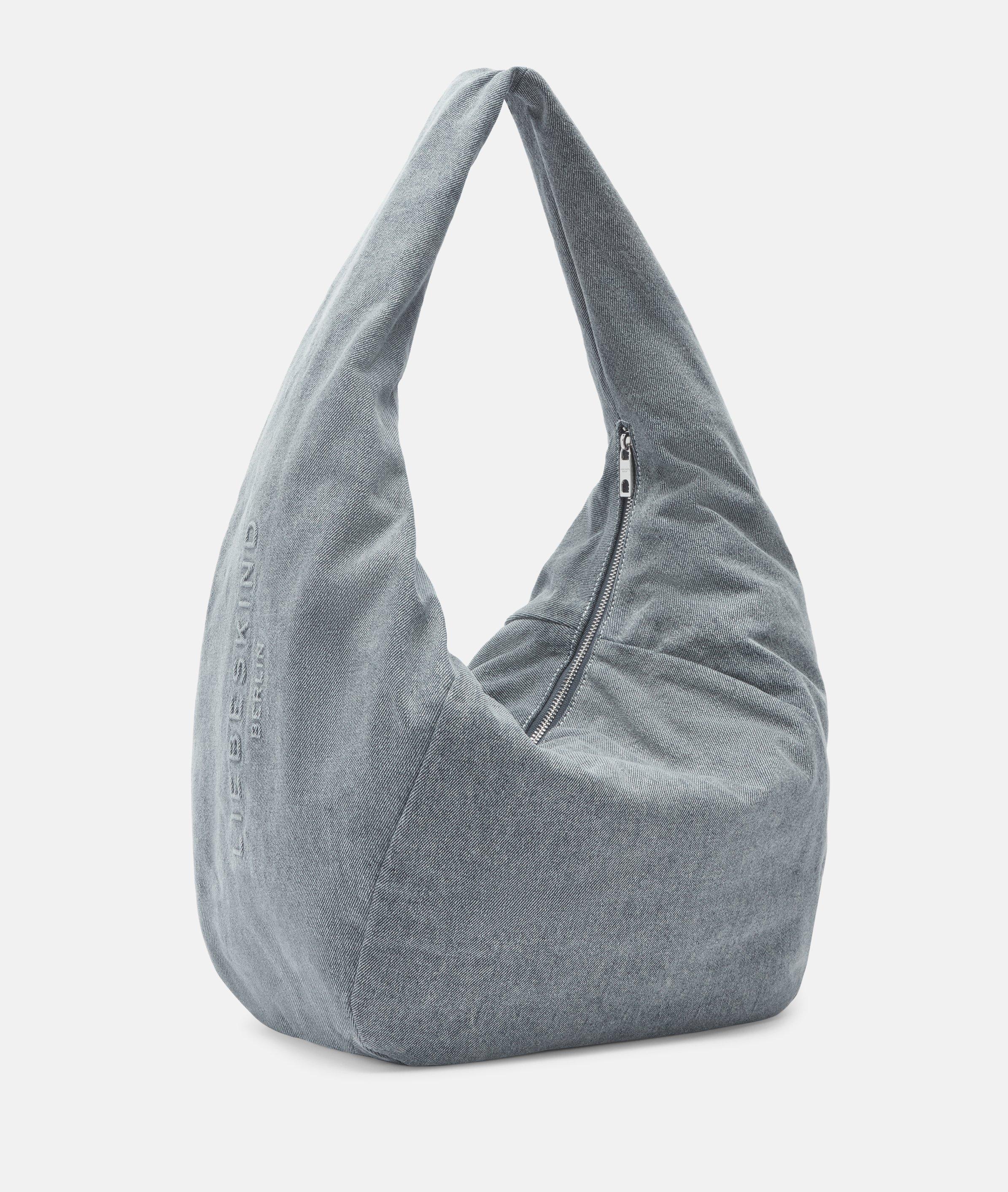 Thumbnail - Liebeskind Berlin - Große Hobo-Bag aus Denim -  blau