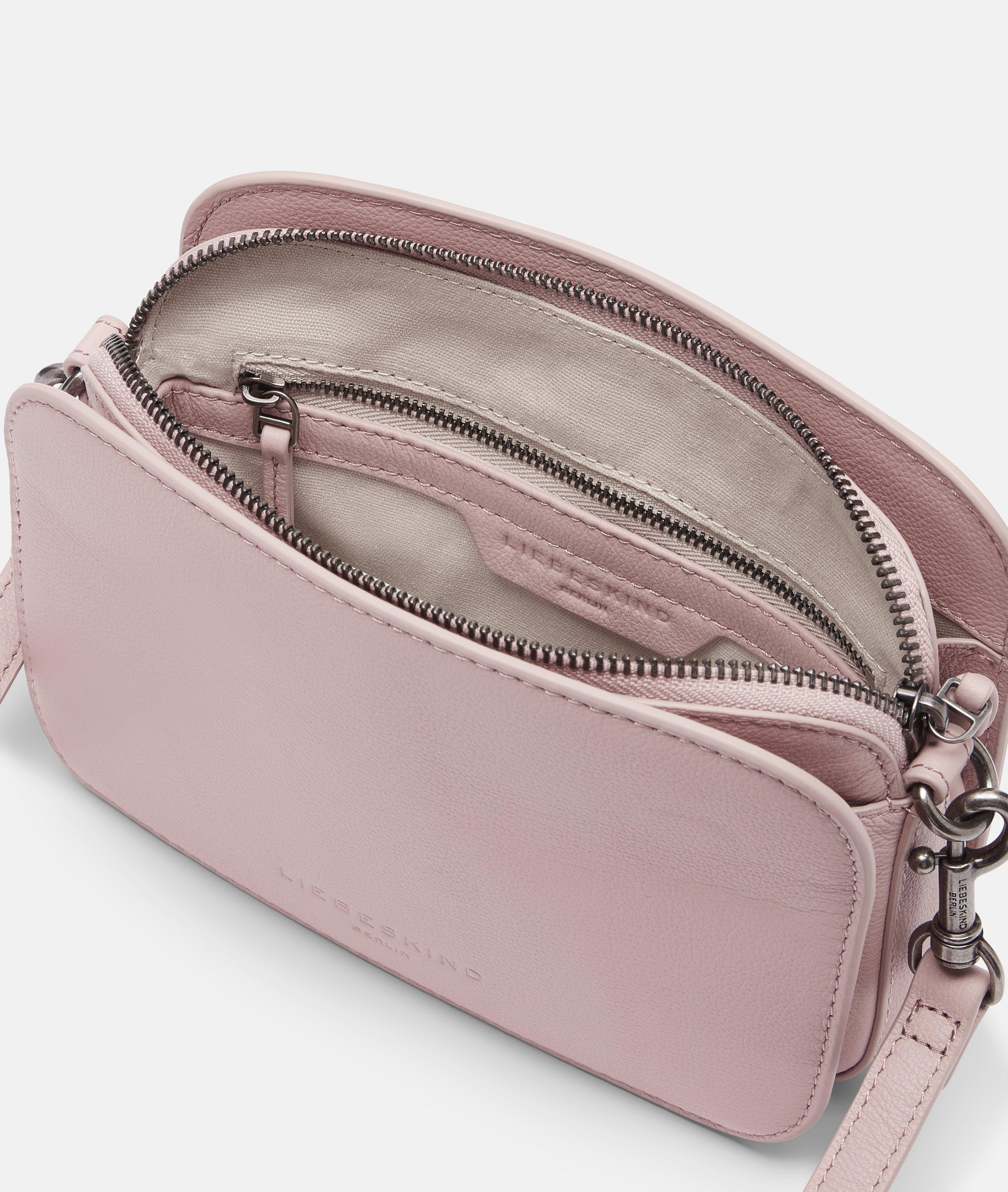 Crossbody in roze, bruin, blauw, crème, rood, beige & grijs