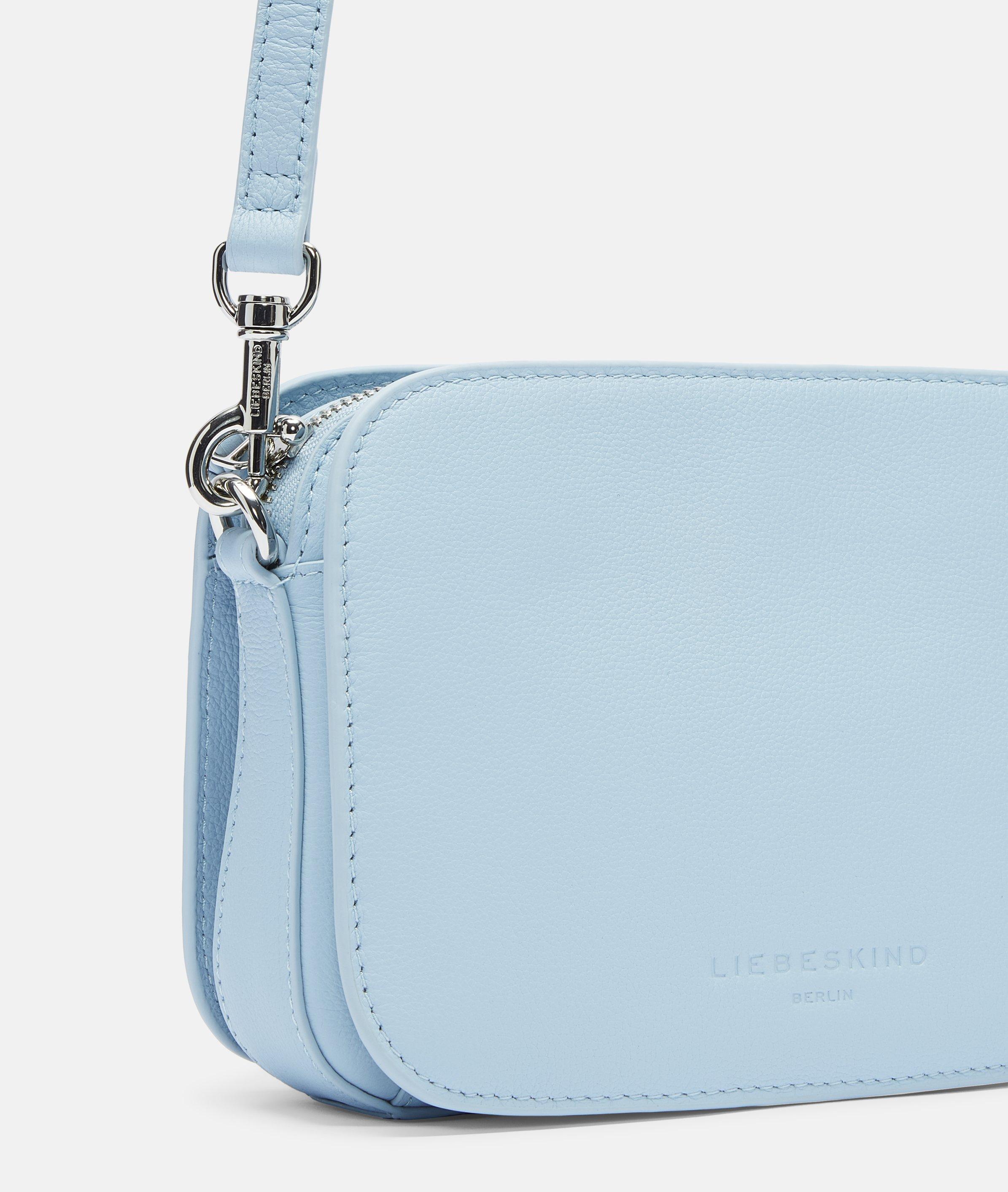 Crossbody in blauw, bruin, crème, rood, beige, roze & grijs