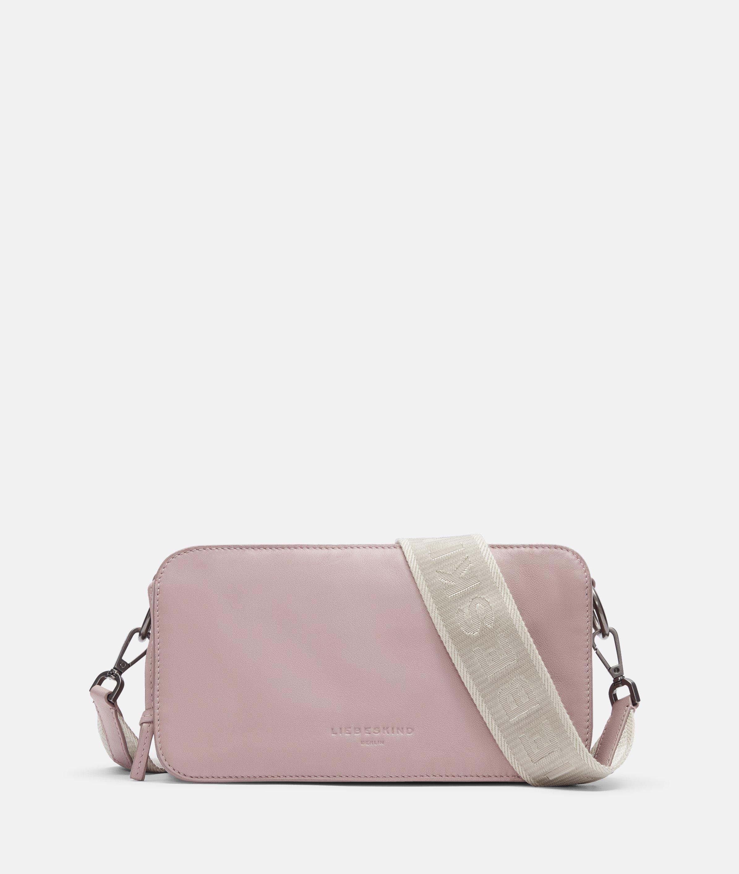 Liebeskind Berlin - Crossbody-Bag aus weichem Leder -  Rosa