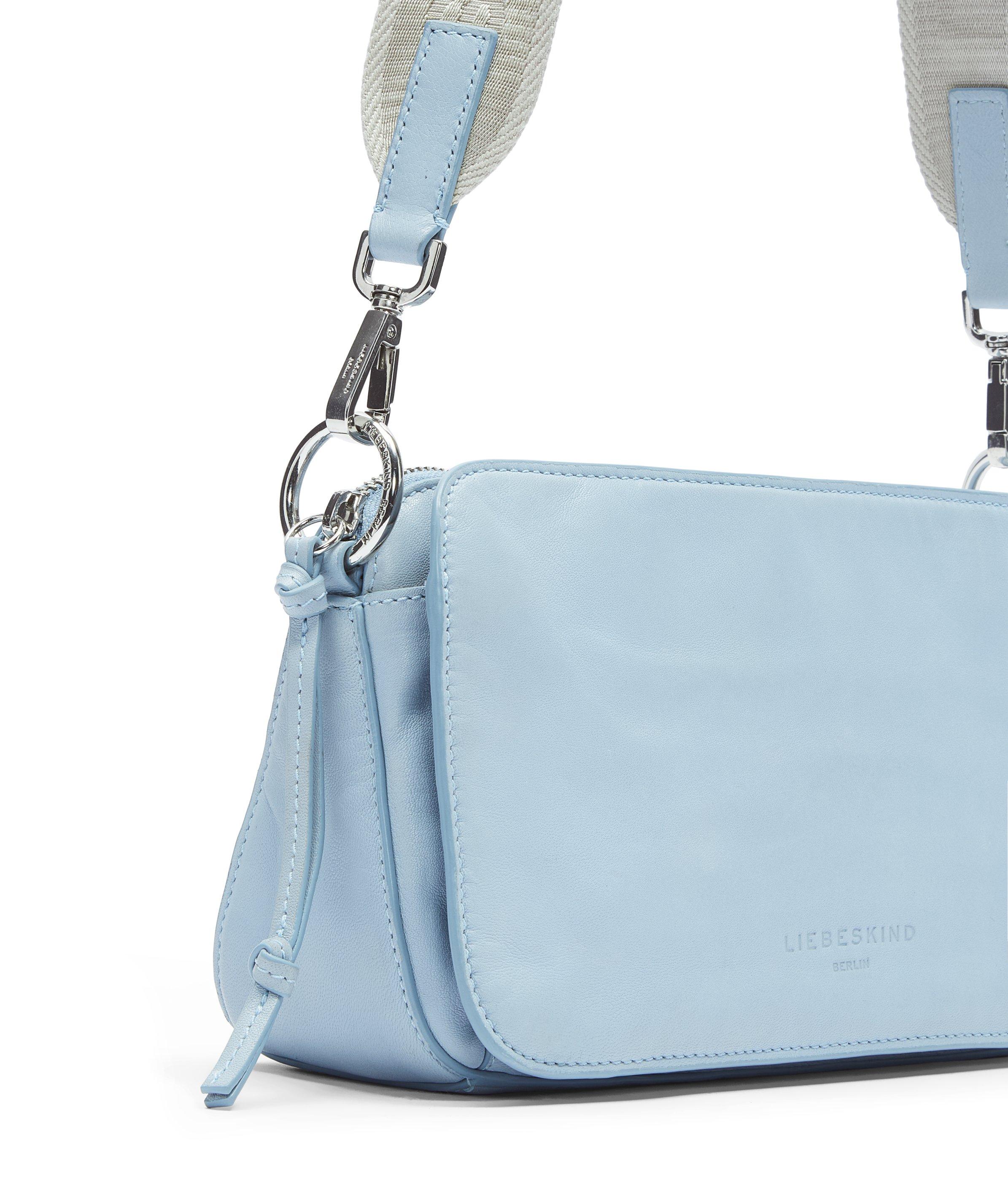 Crossbody in blauw, rood, beige, roze, bruin & grijs