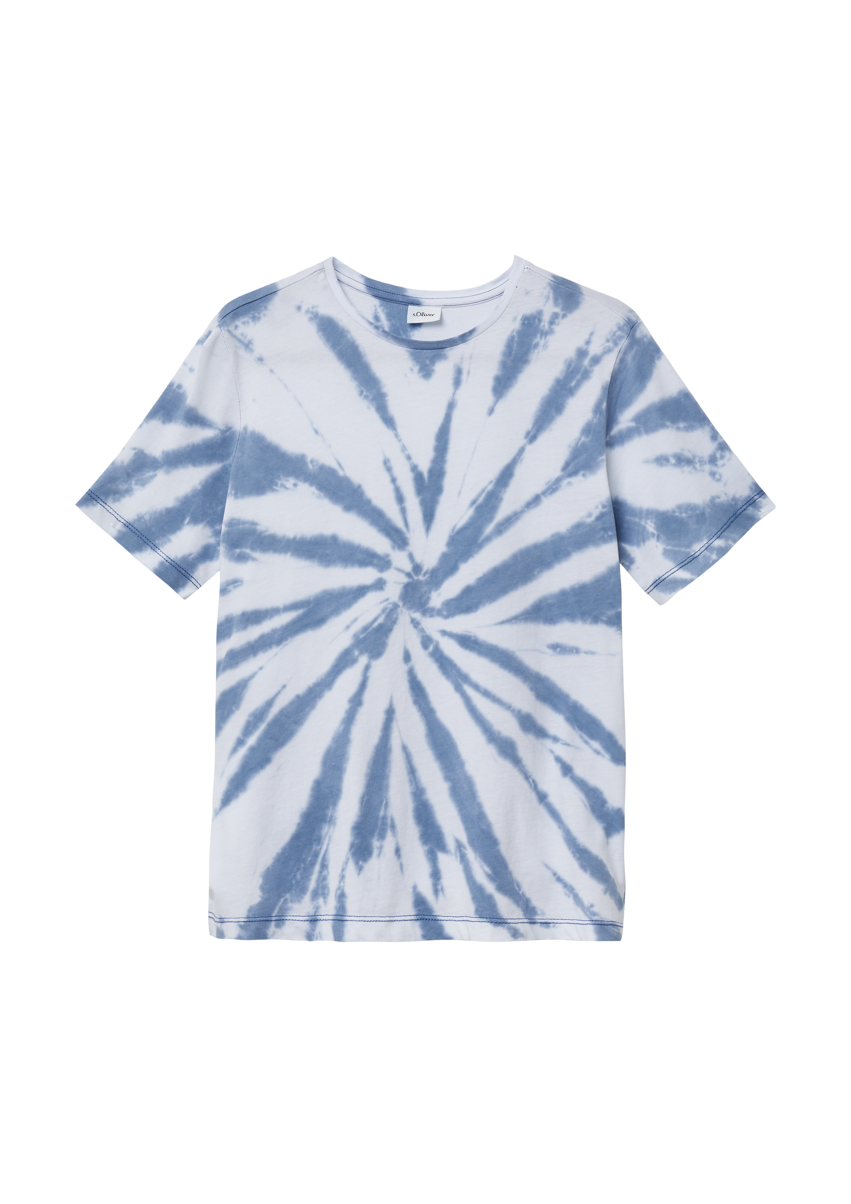 Thumbnail - s.Oliver - Batik-T-Shirt aus Jersey, Jungen, blau
