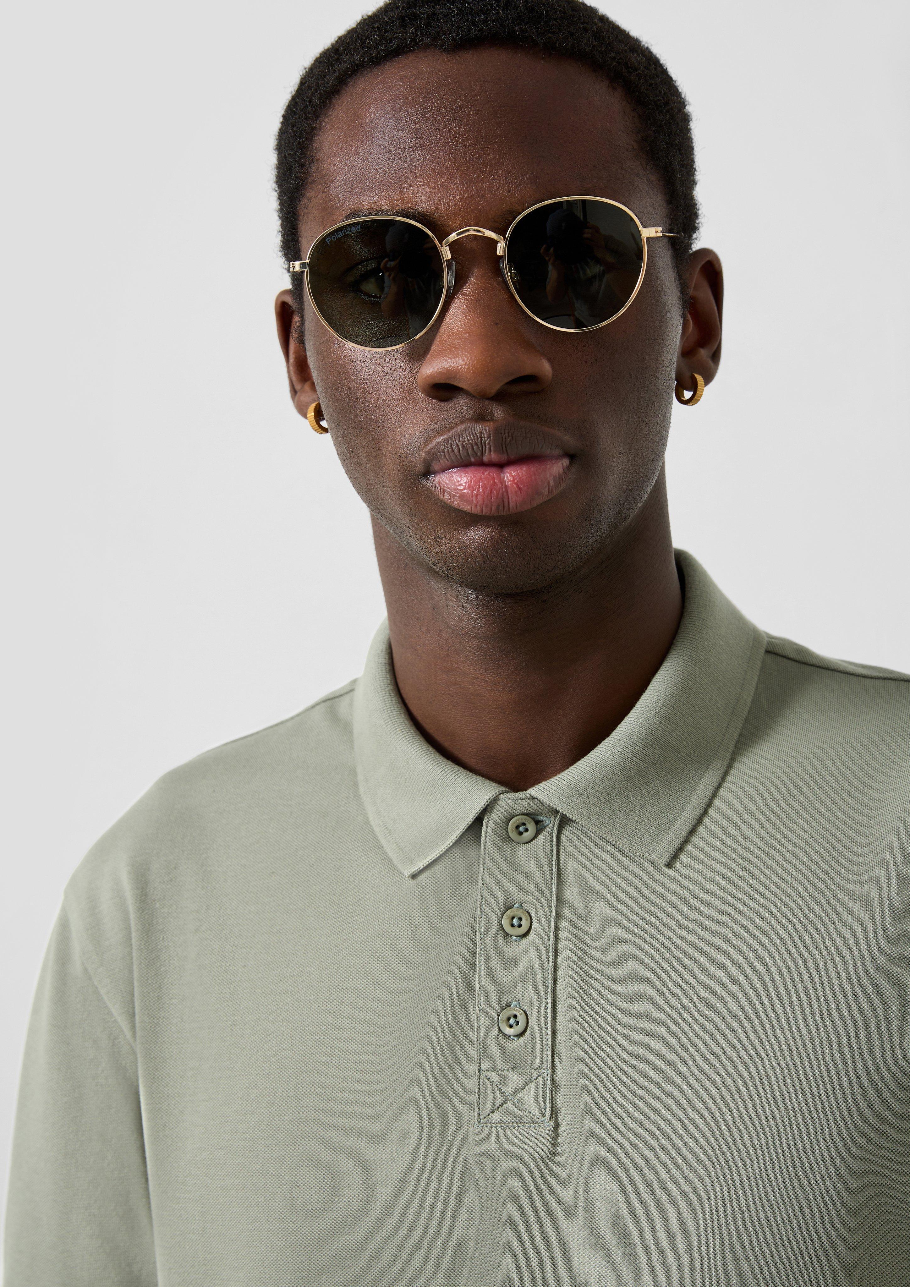 Hommes Polo en olive de QS