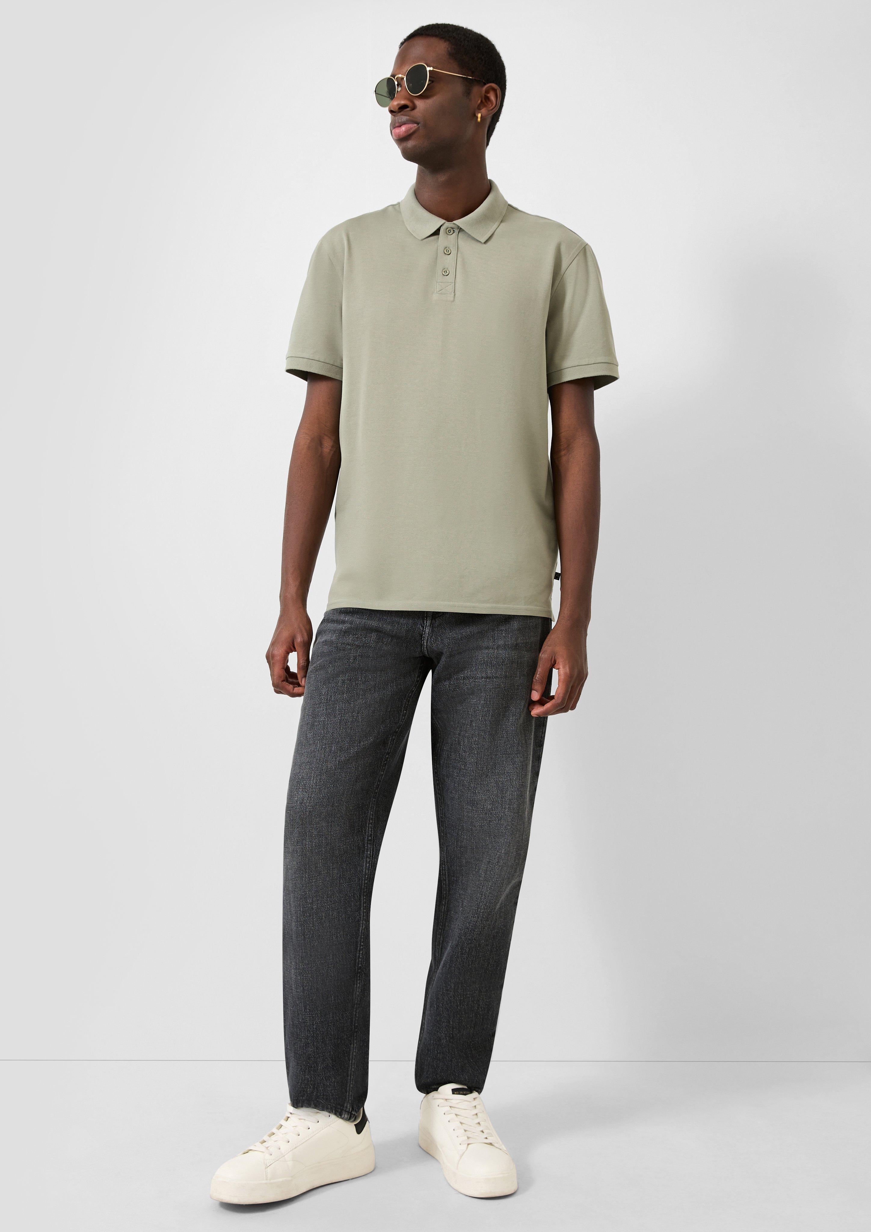 Hommes Polo en olive de QS