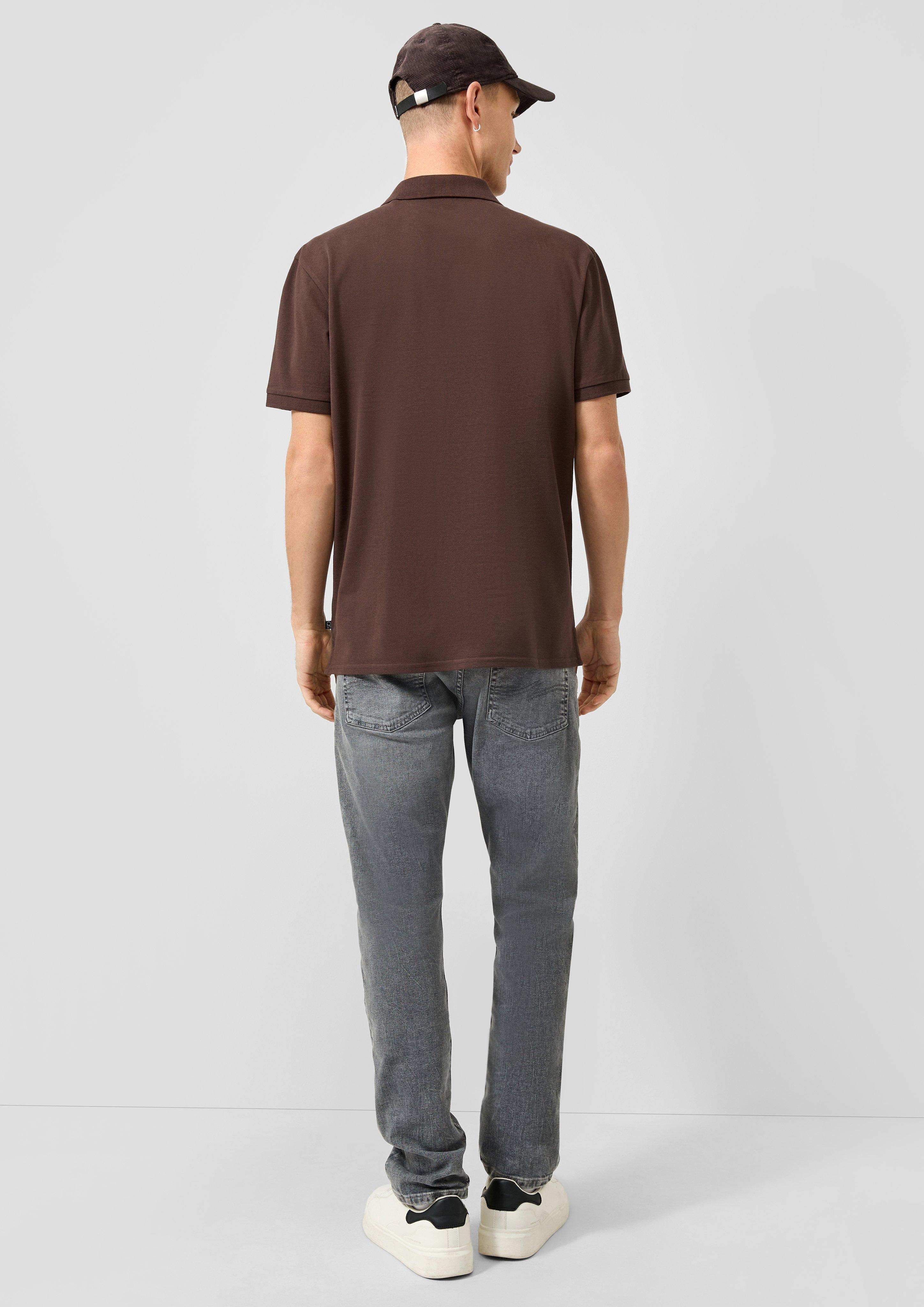 Hommes Polo en brun de QS