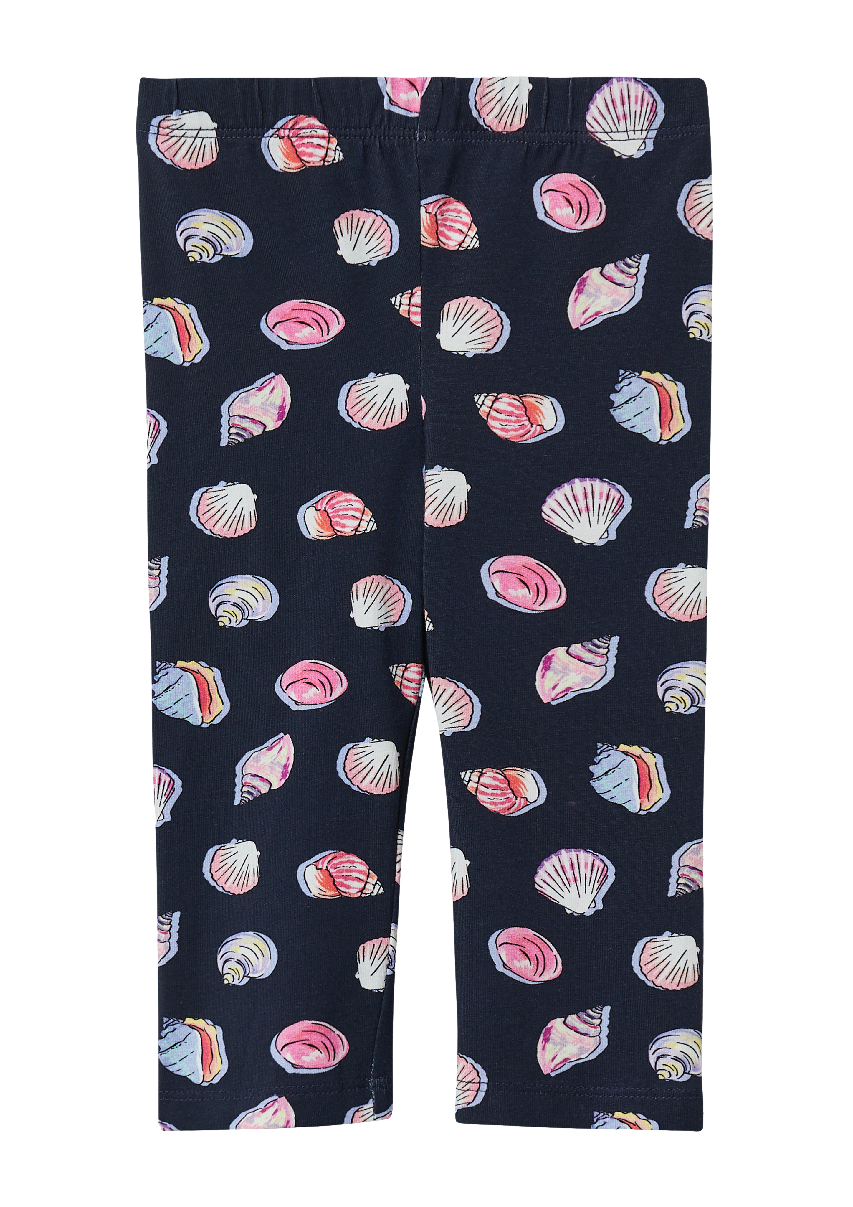 s.Oliver - Capri-Leggings aus Baumwollmix mit All-over-Print, Kinder, blau