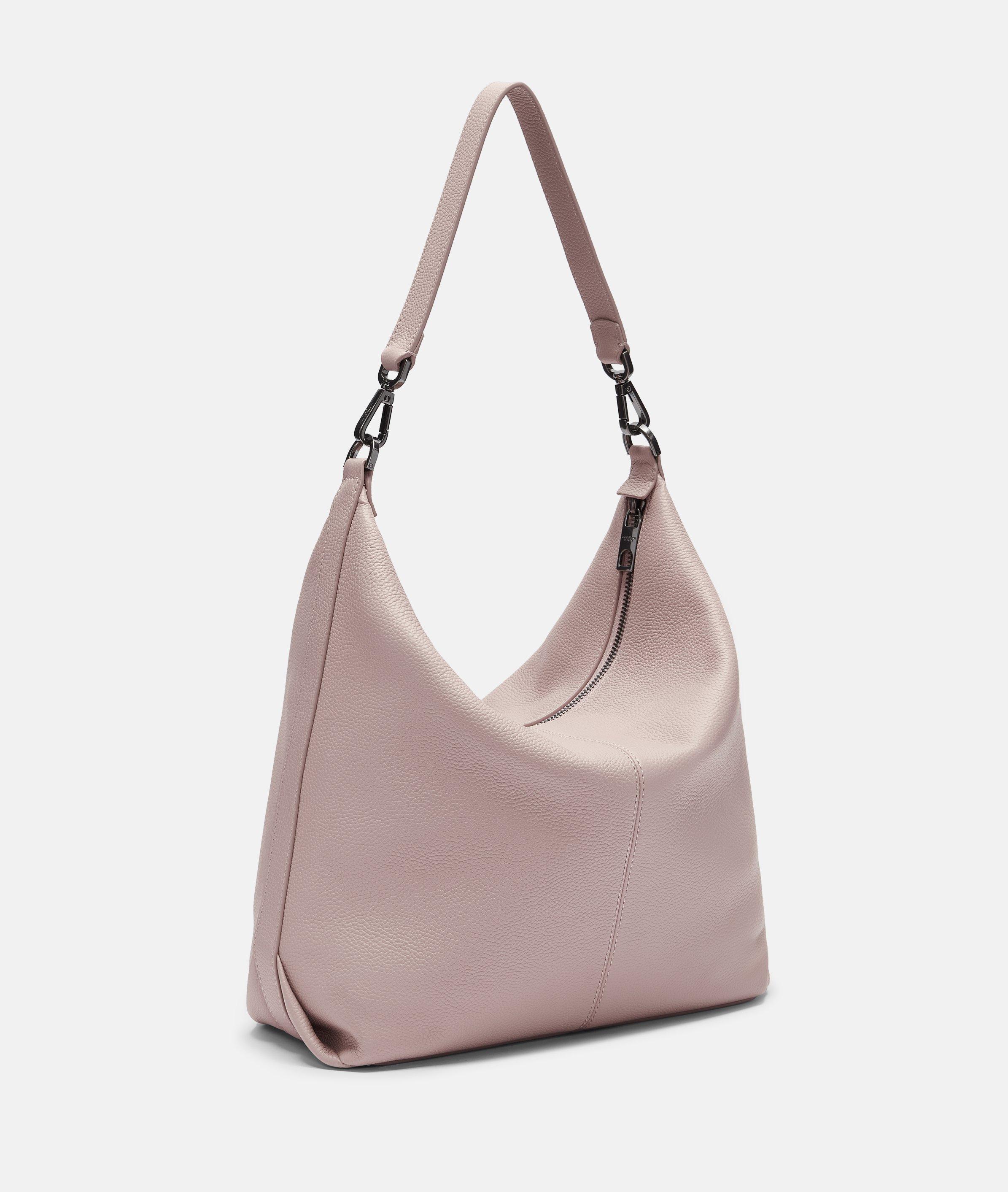 Paris Hobo M in pink, cream, beige, red, black, grey & brown