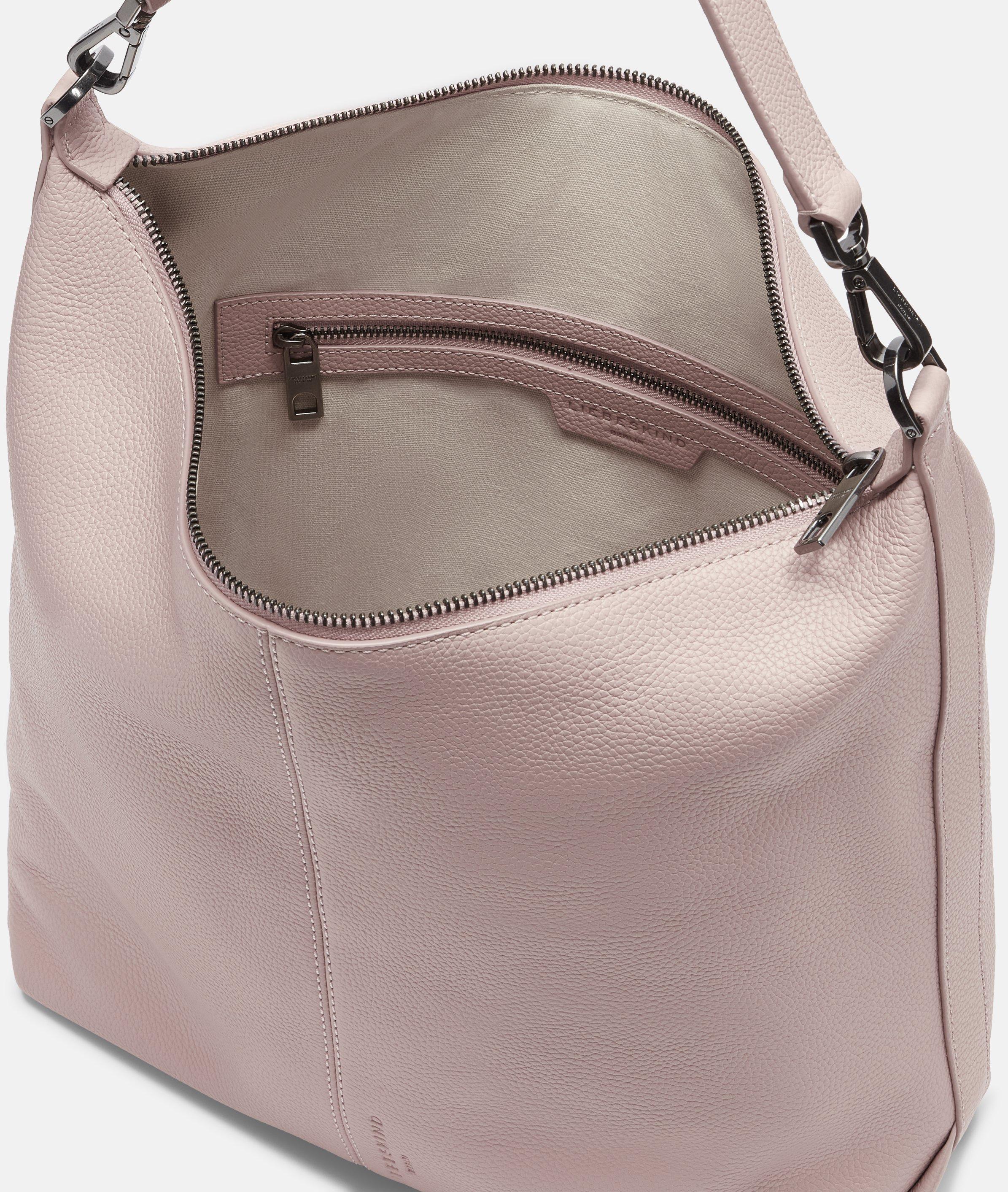 Paris Hobo M in pink, cream, beige, red, black, grey & brown